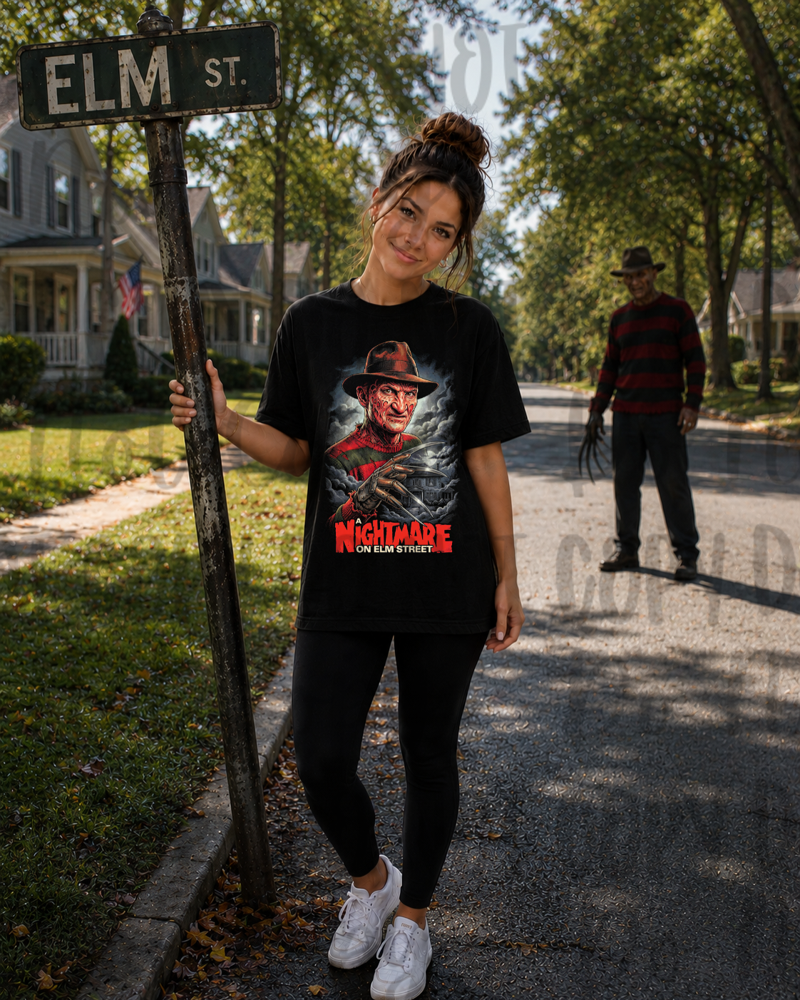 A Nightmare on Elm Street blk tee