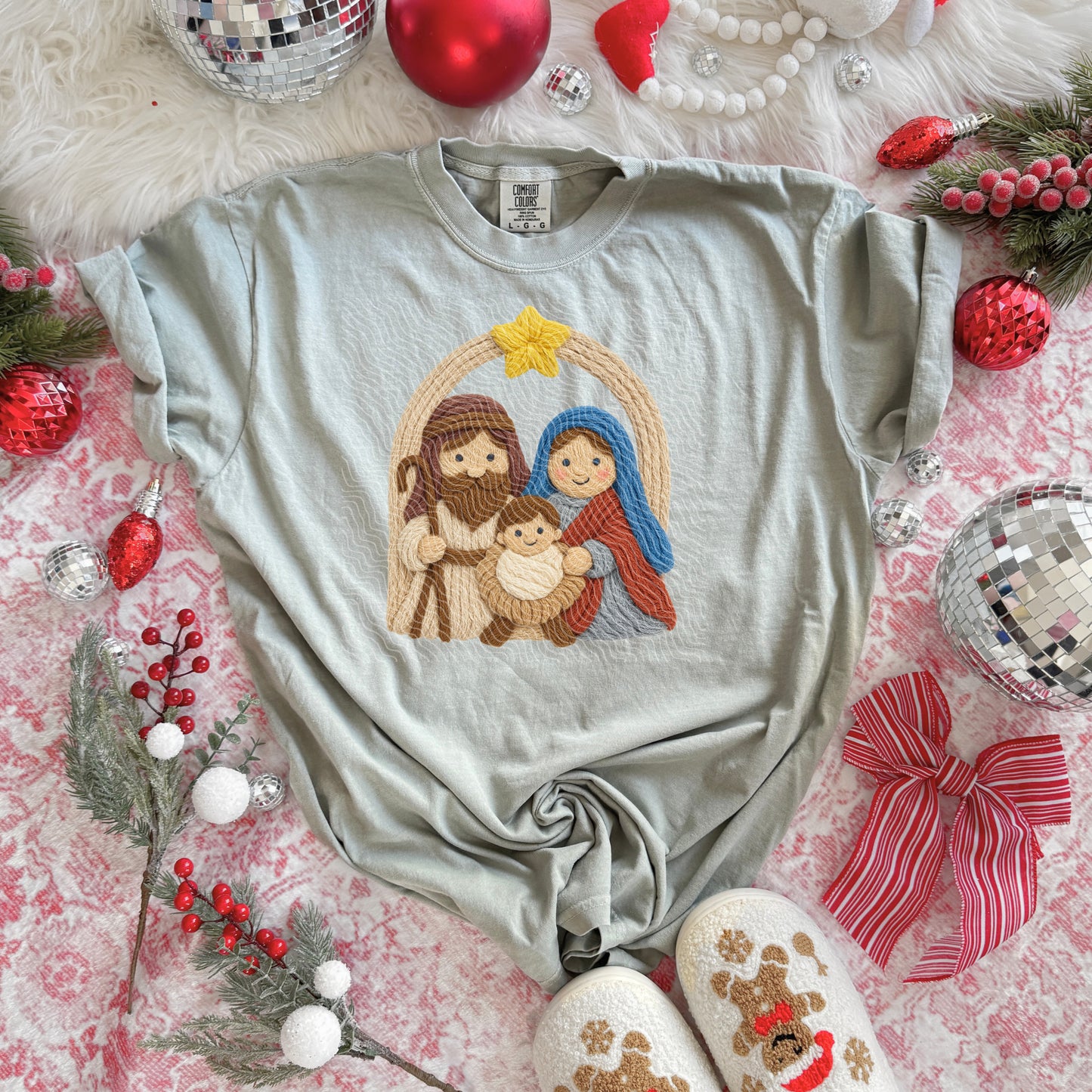 Faux Yarn Nativity