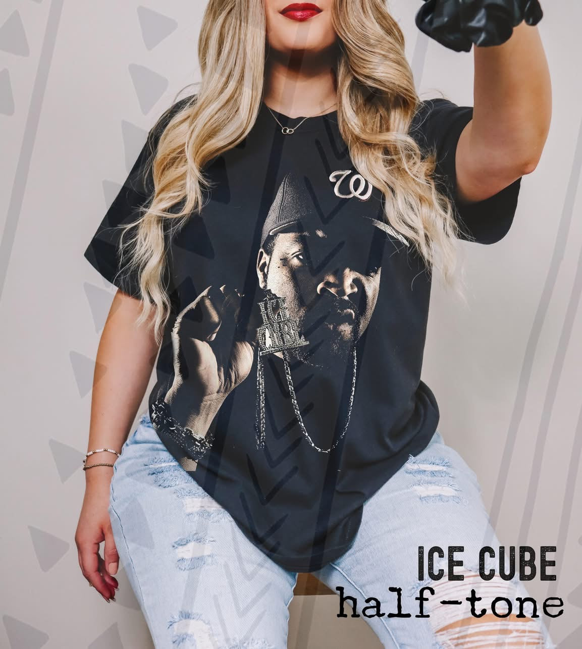 Ice Cube Half Tone