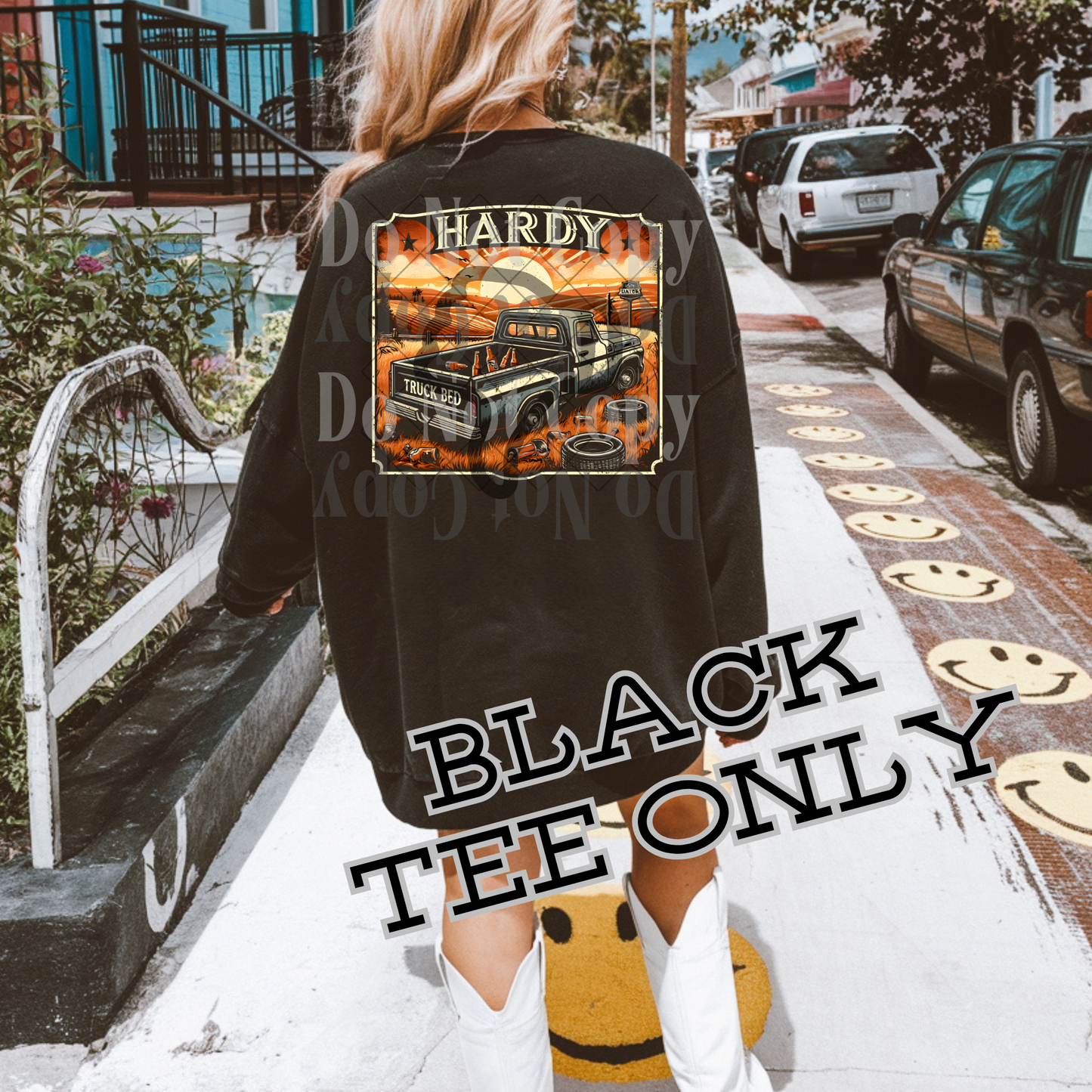 HAR*Y BLACK TEE ONLY