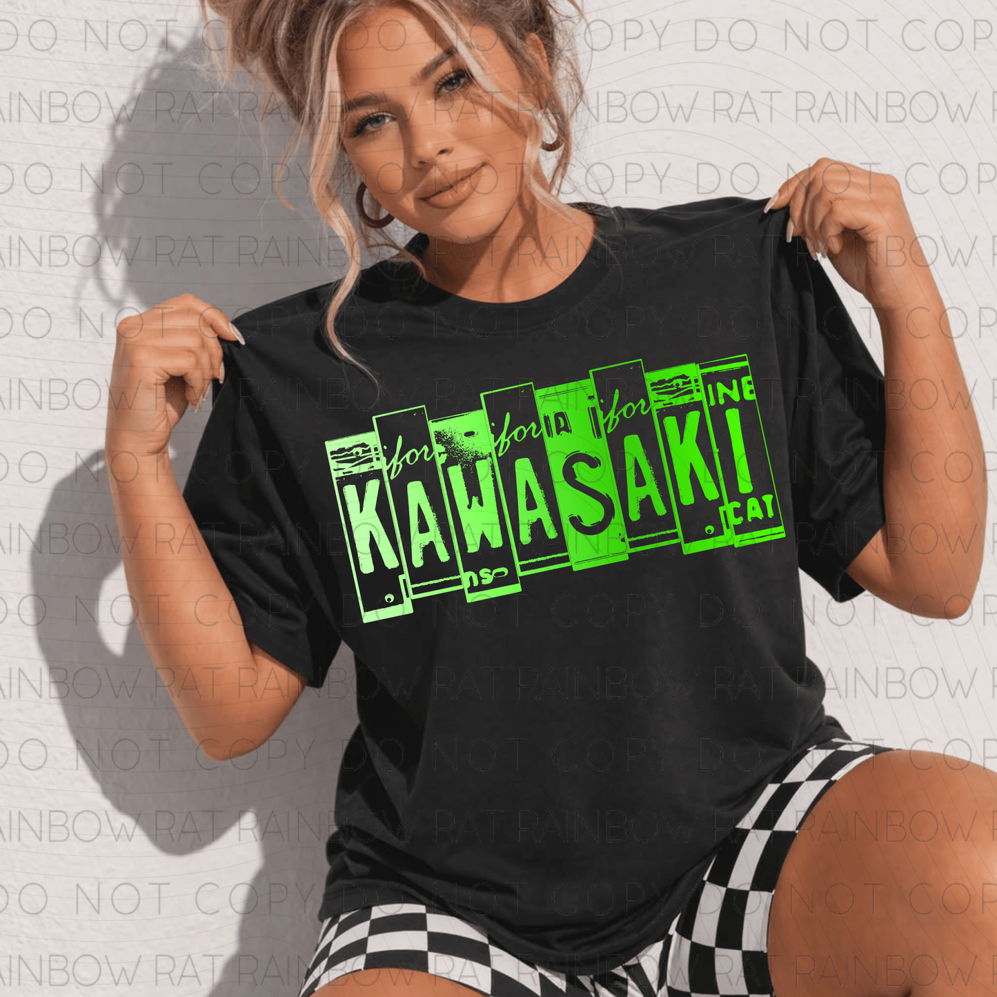 Kawasaki License Plate