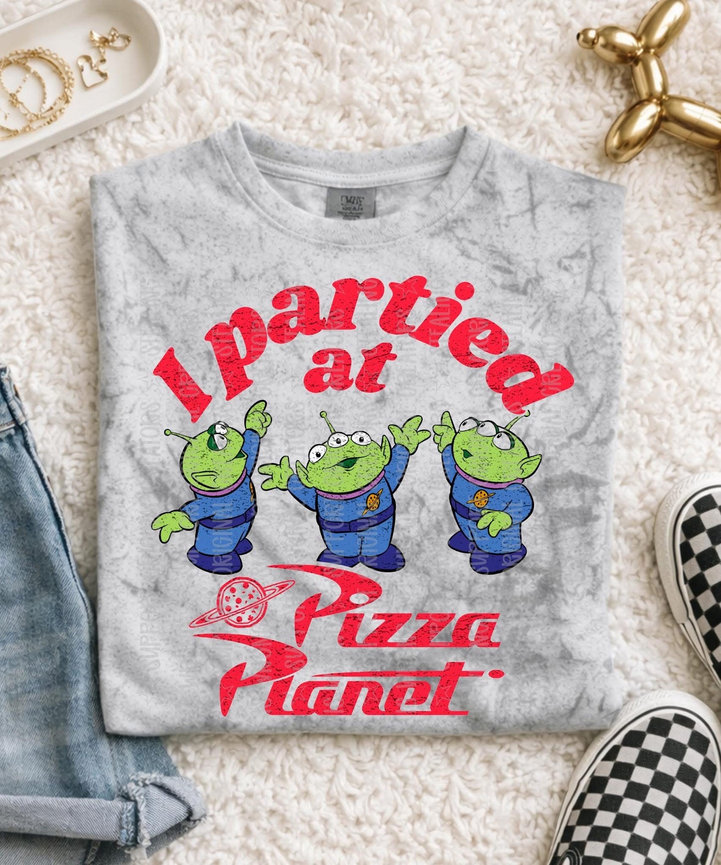 Partied at Pizza Planet