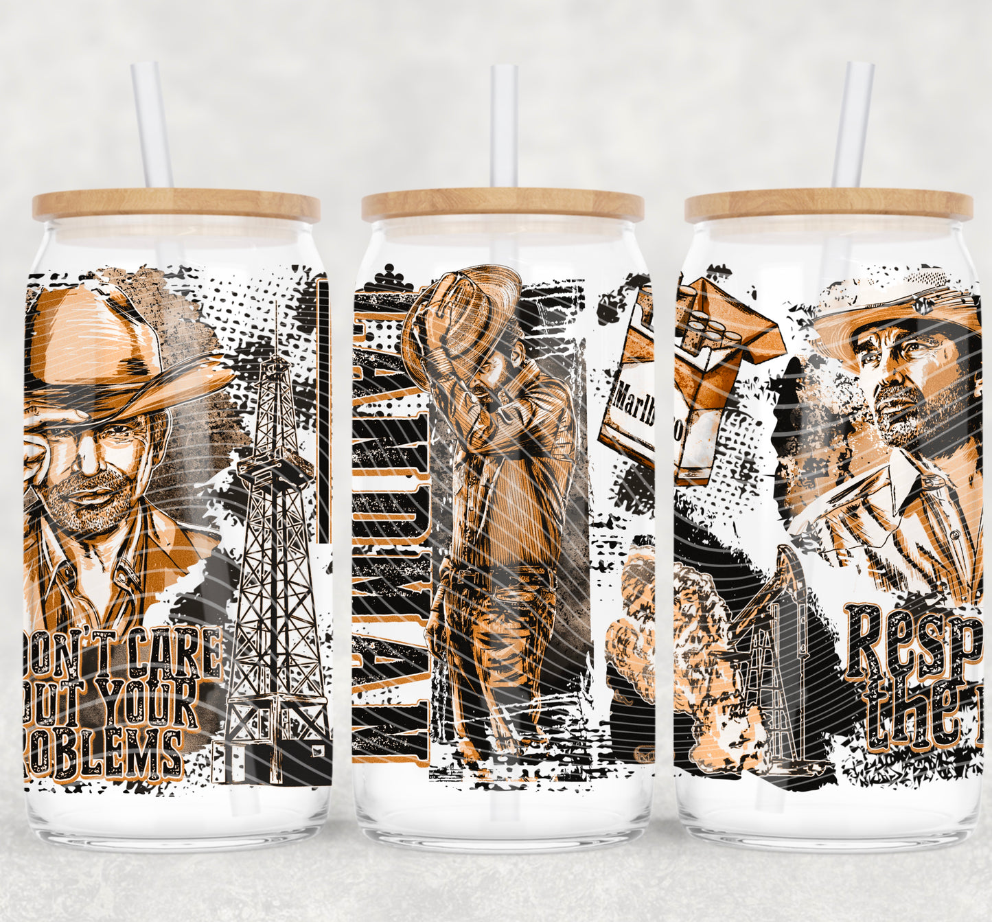 Landman Oilfield Western Graphic UVDTF