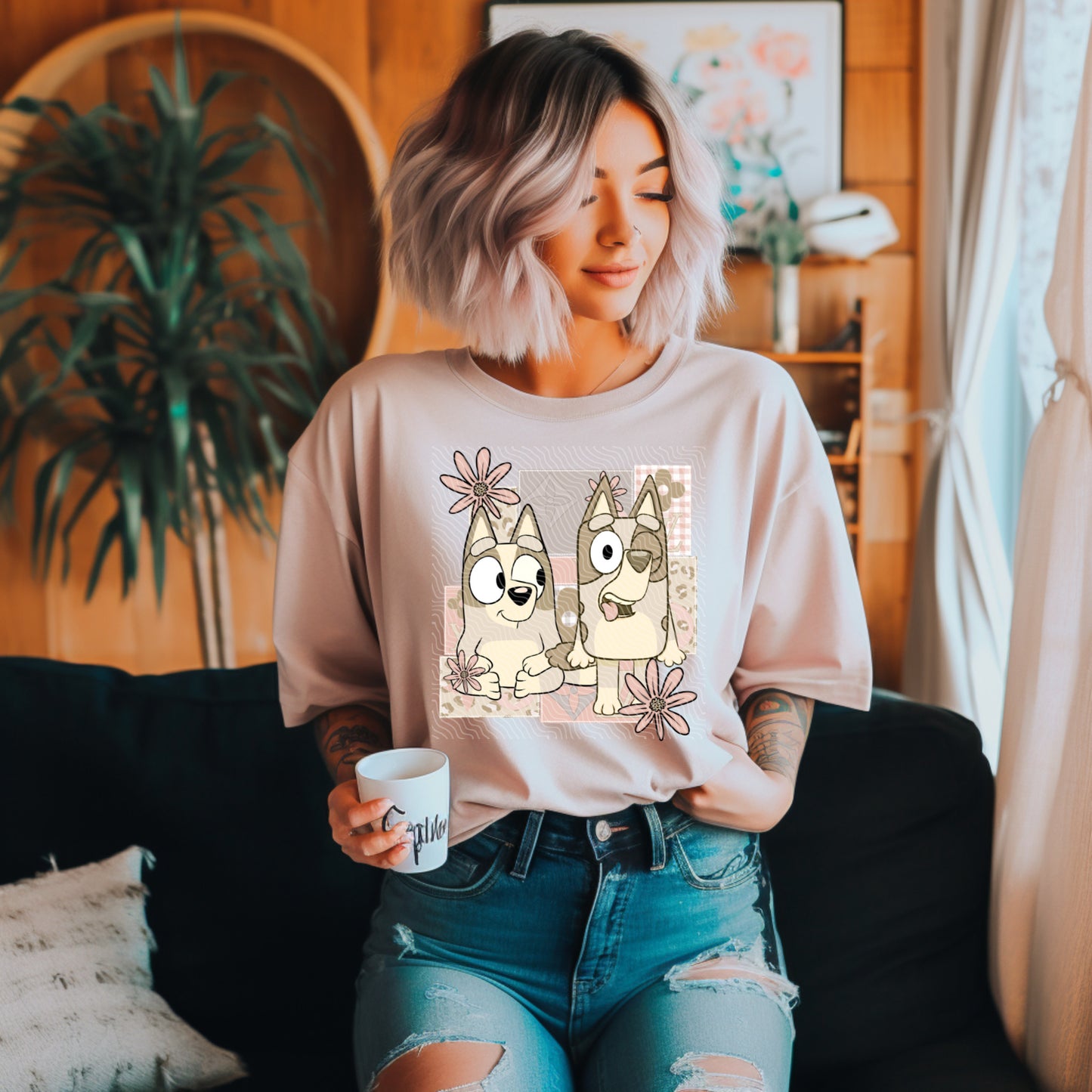 Bougie Blue Dog and Sister