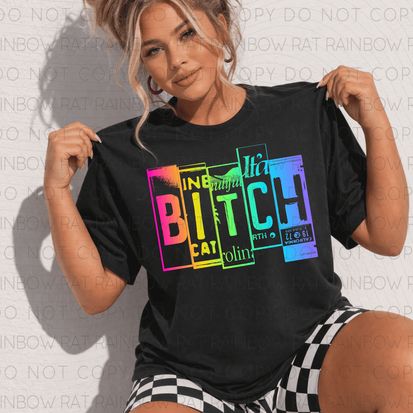 Bitch License Plate
