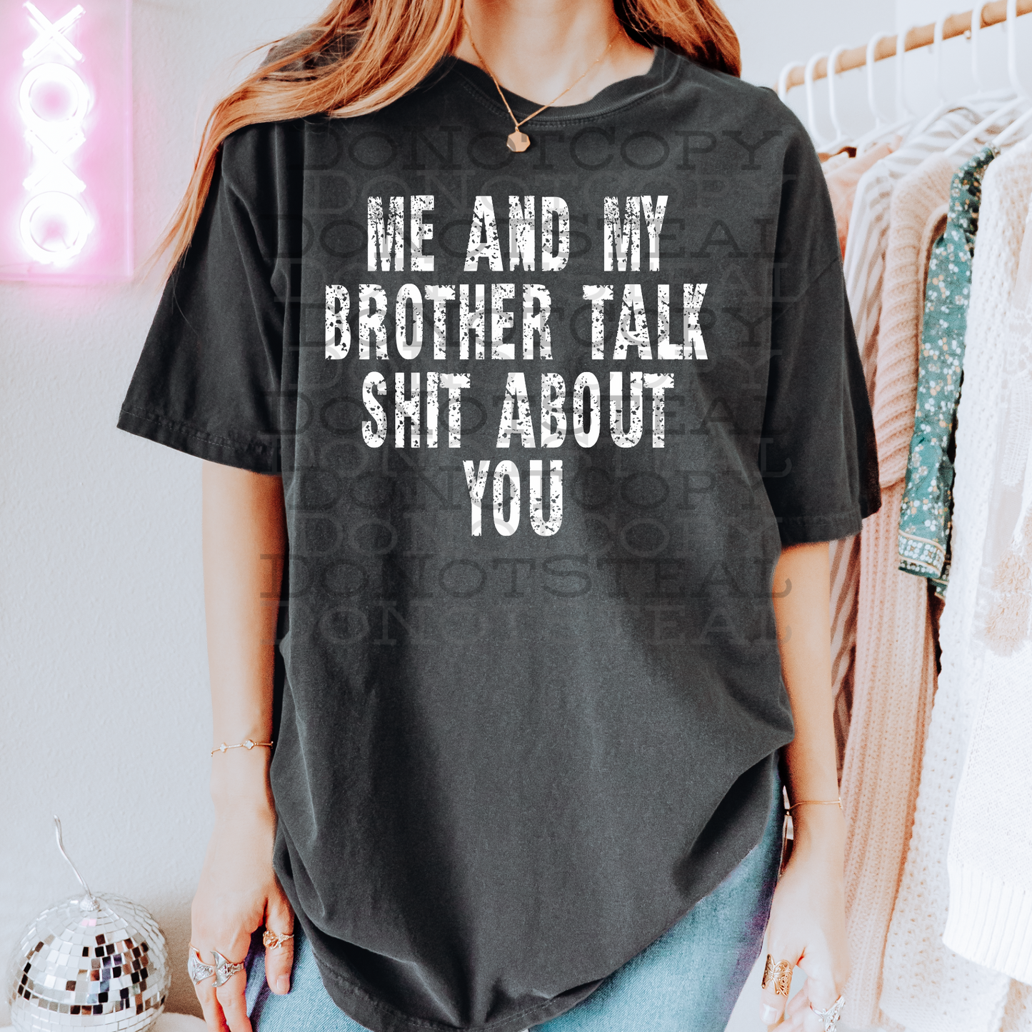 Me and My Brother - white font