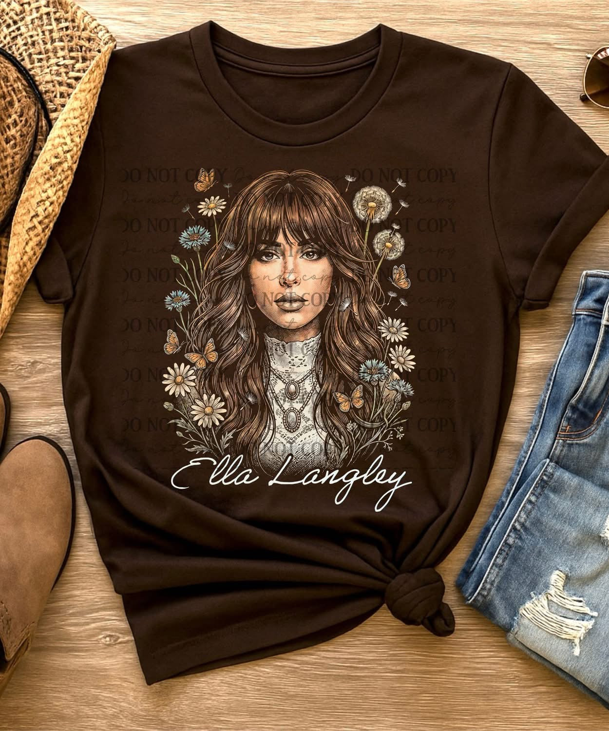 EL Butterfly Brown Tee