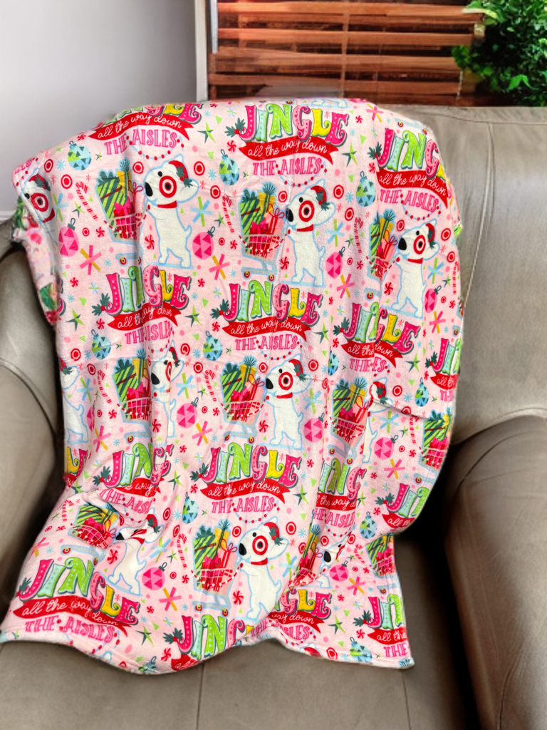Bullseye Jingle Christmas Blanket