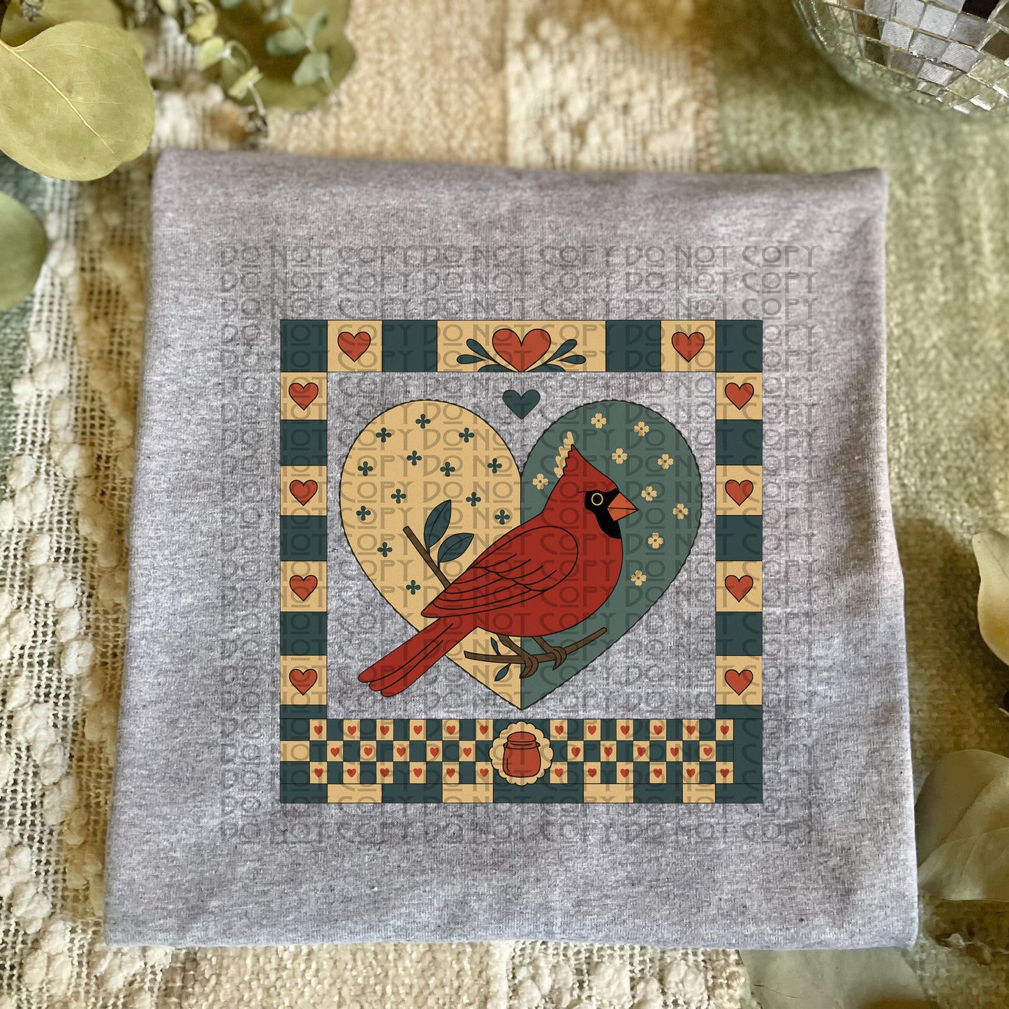 Heart Cardinal Block