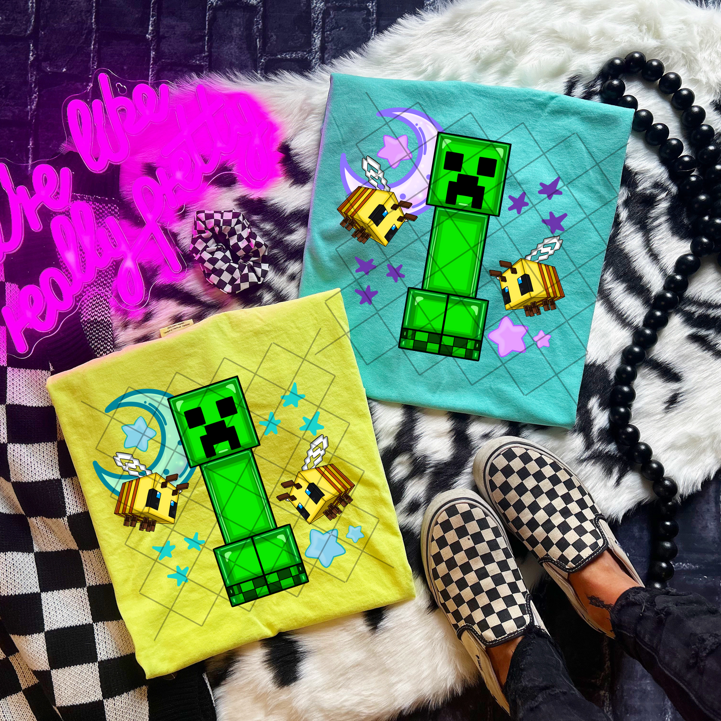 Creeper - Purple or Blue