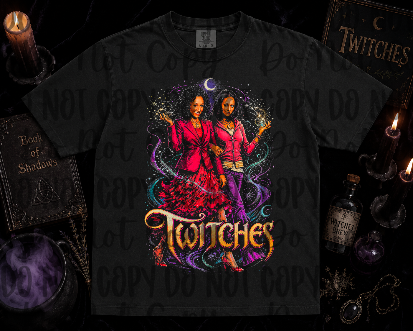 Twitches blk tee