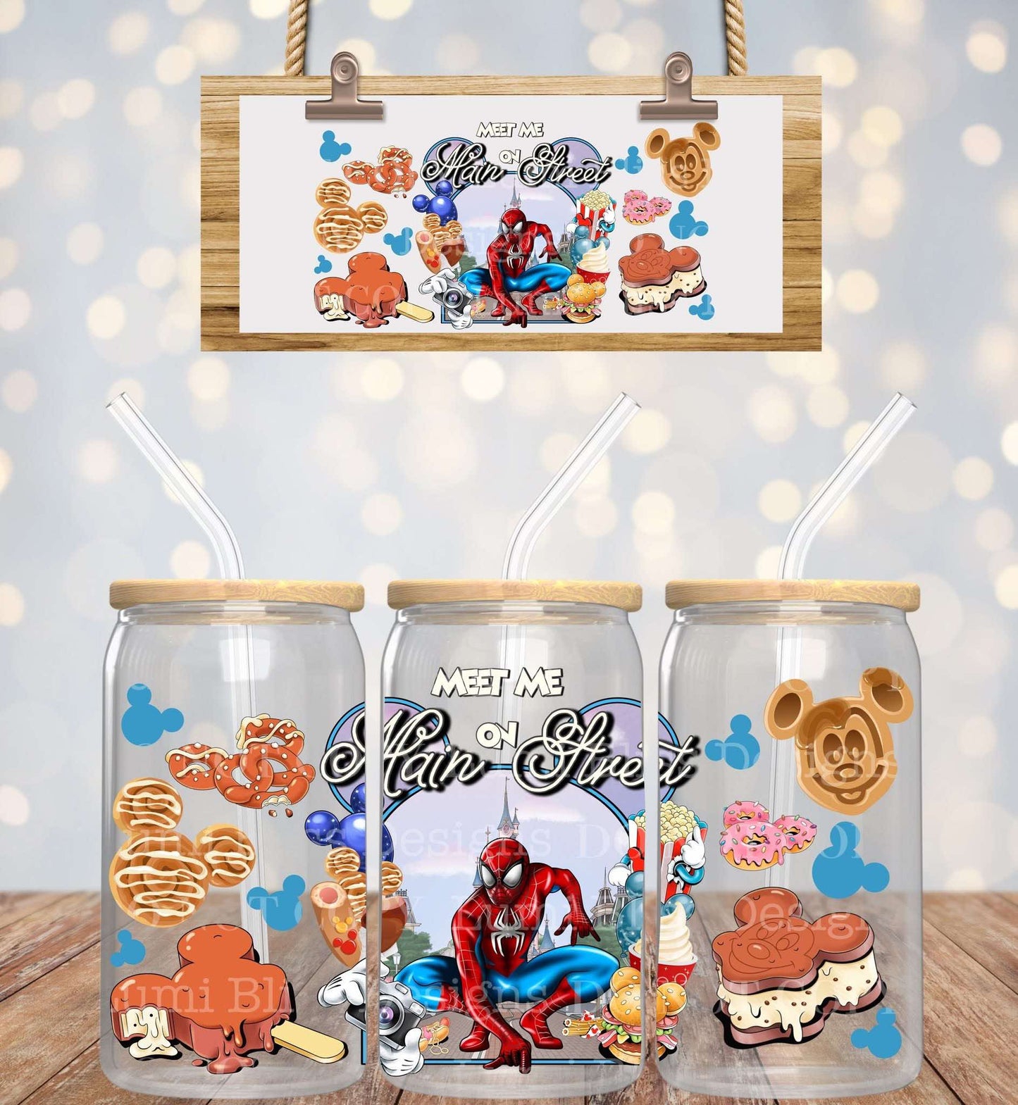 Main Street Spider UV DTF