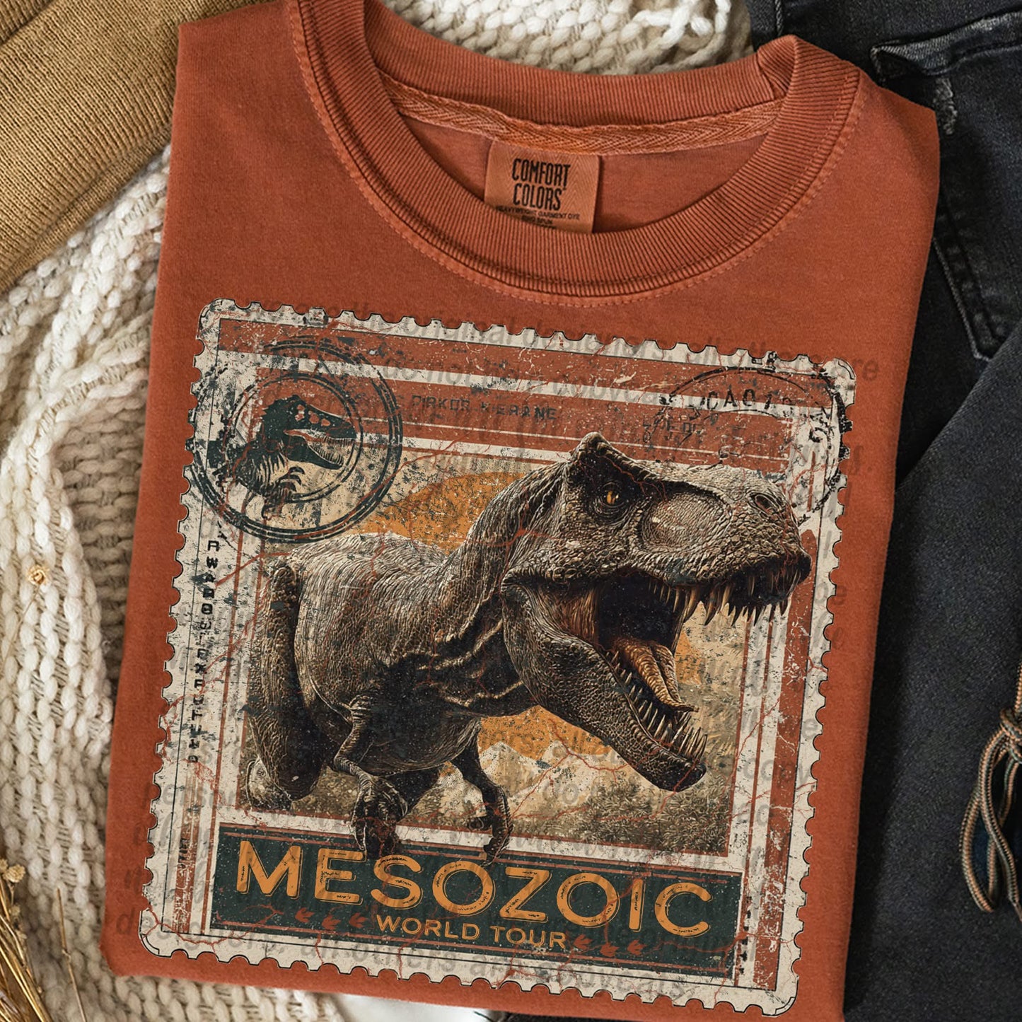 Mesozoic Stamp