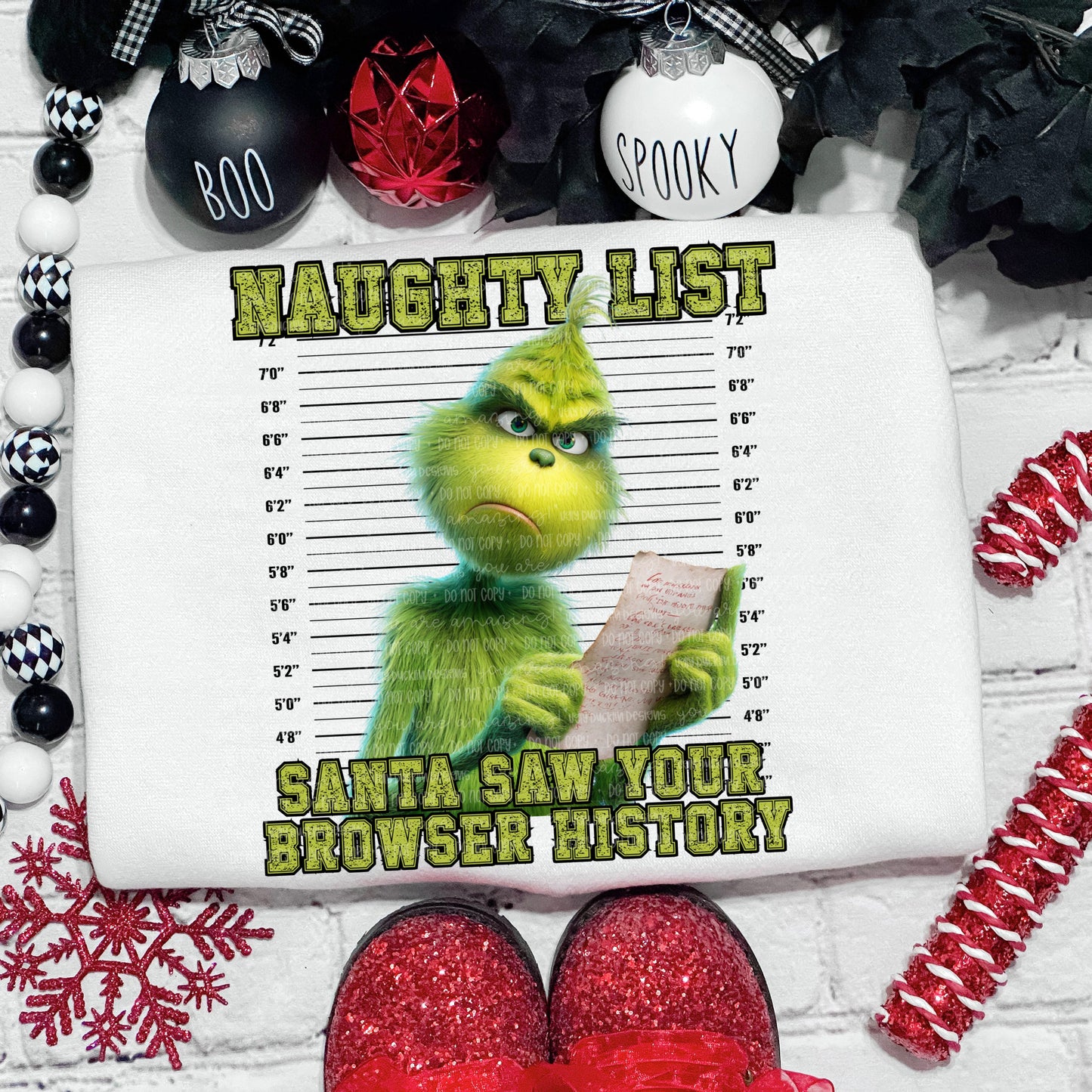 Naughty List Santa Saw Your Browser History