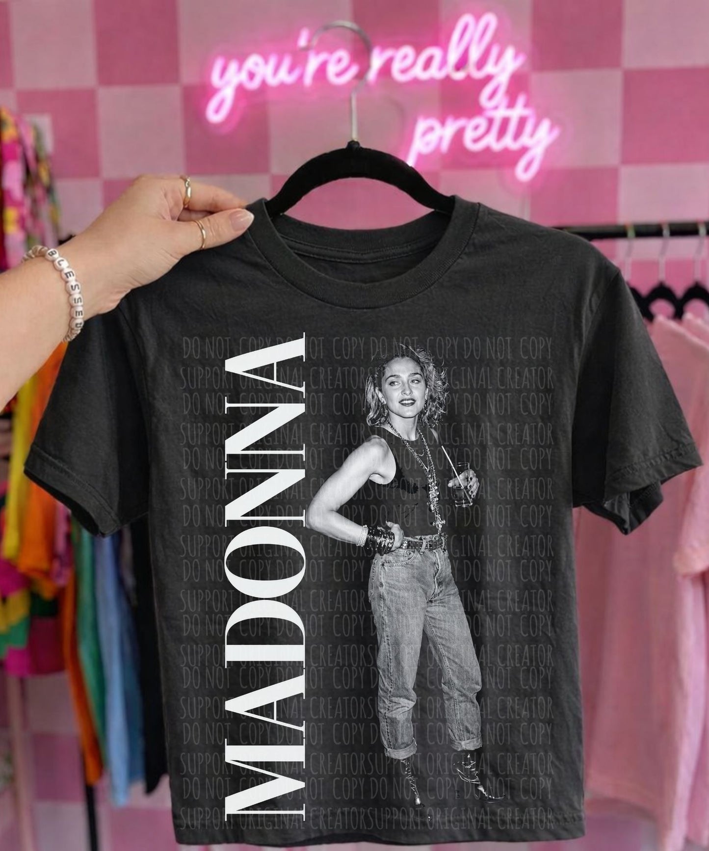 Madonna Classic BLK Tee