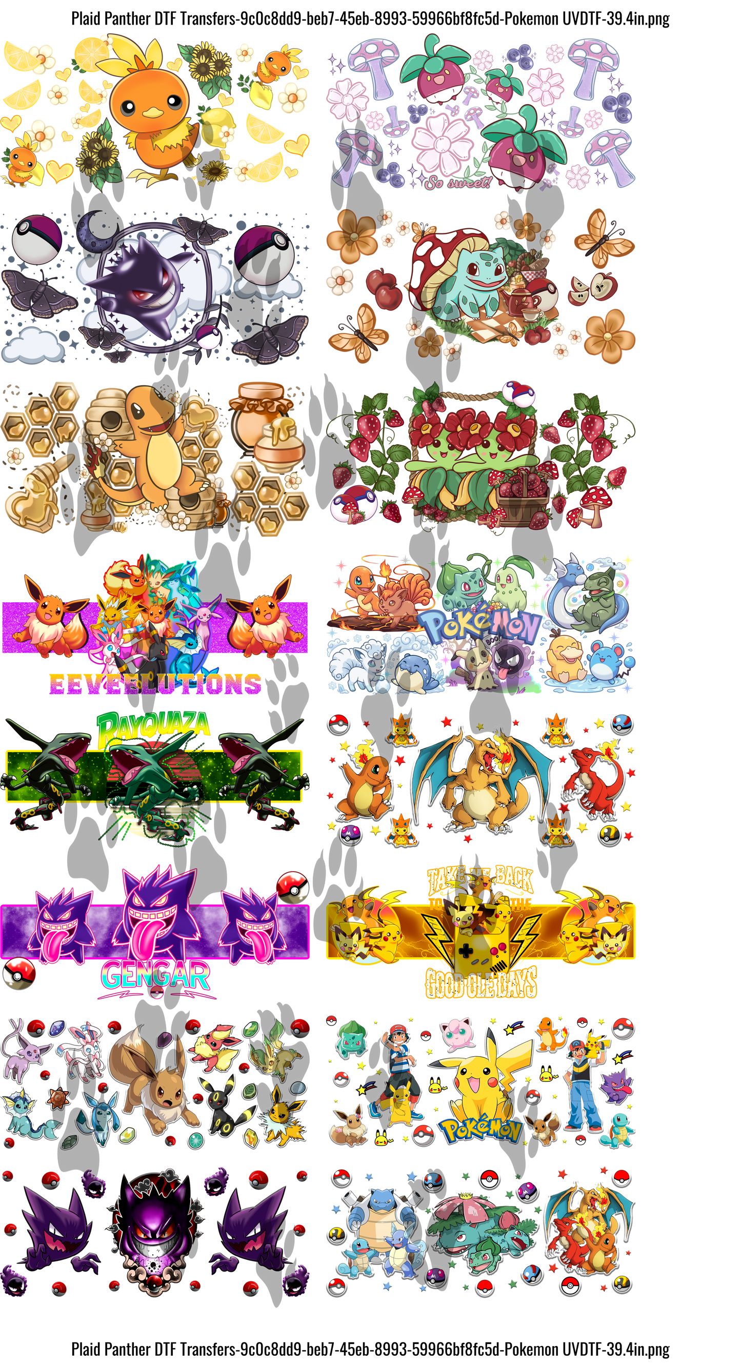 Poke themed uv gangsheet