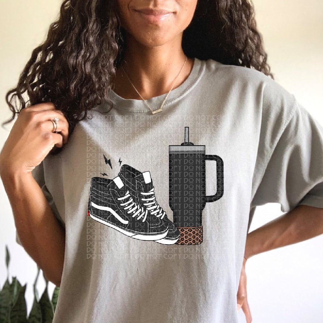 Shoes and cup