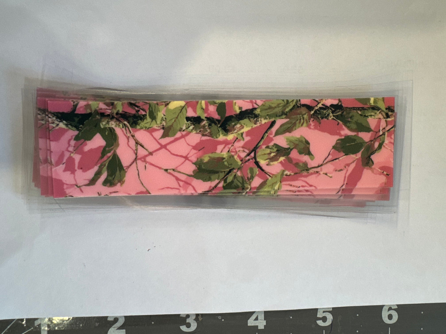 Pink Leaf Camo Pen Wrap