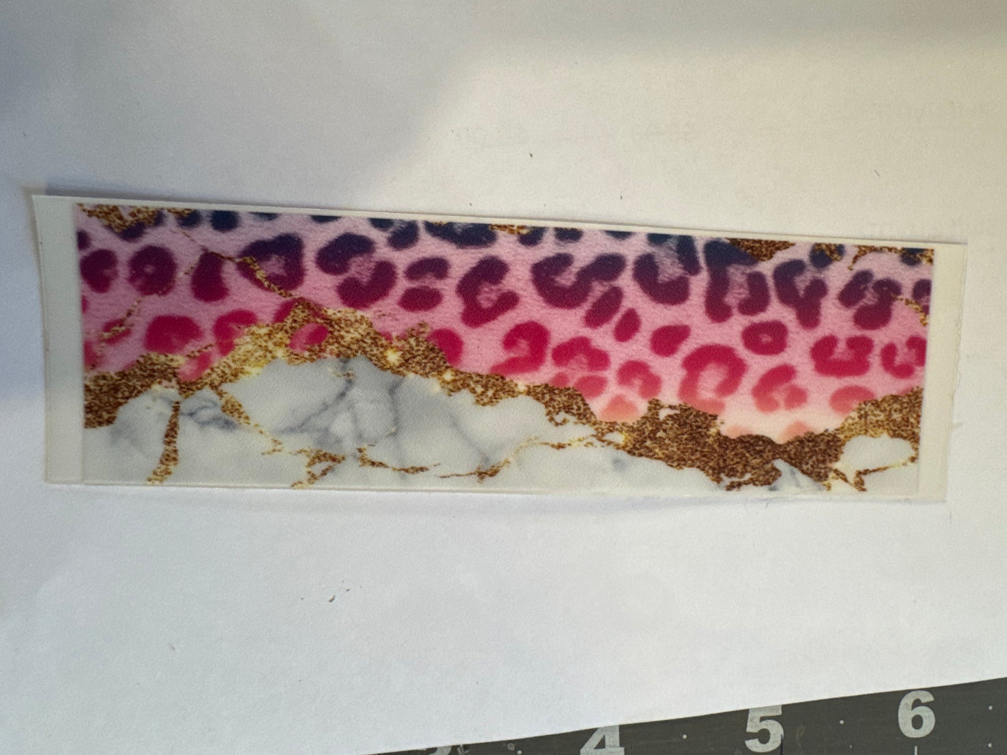 Pink Leopard Marble Luxe