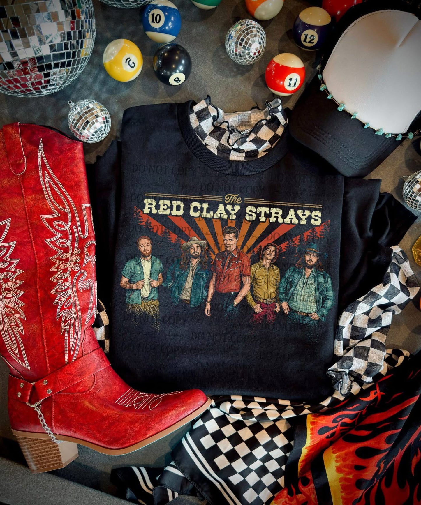 Red Clay *Black Tee Only*