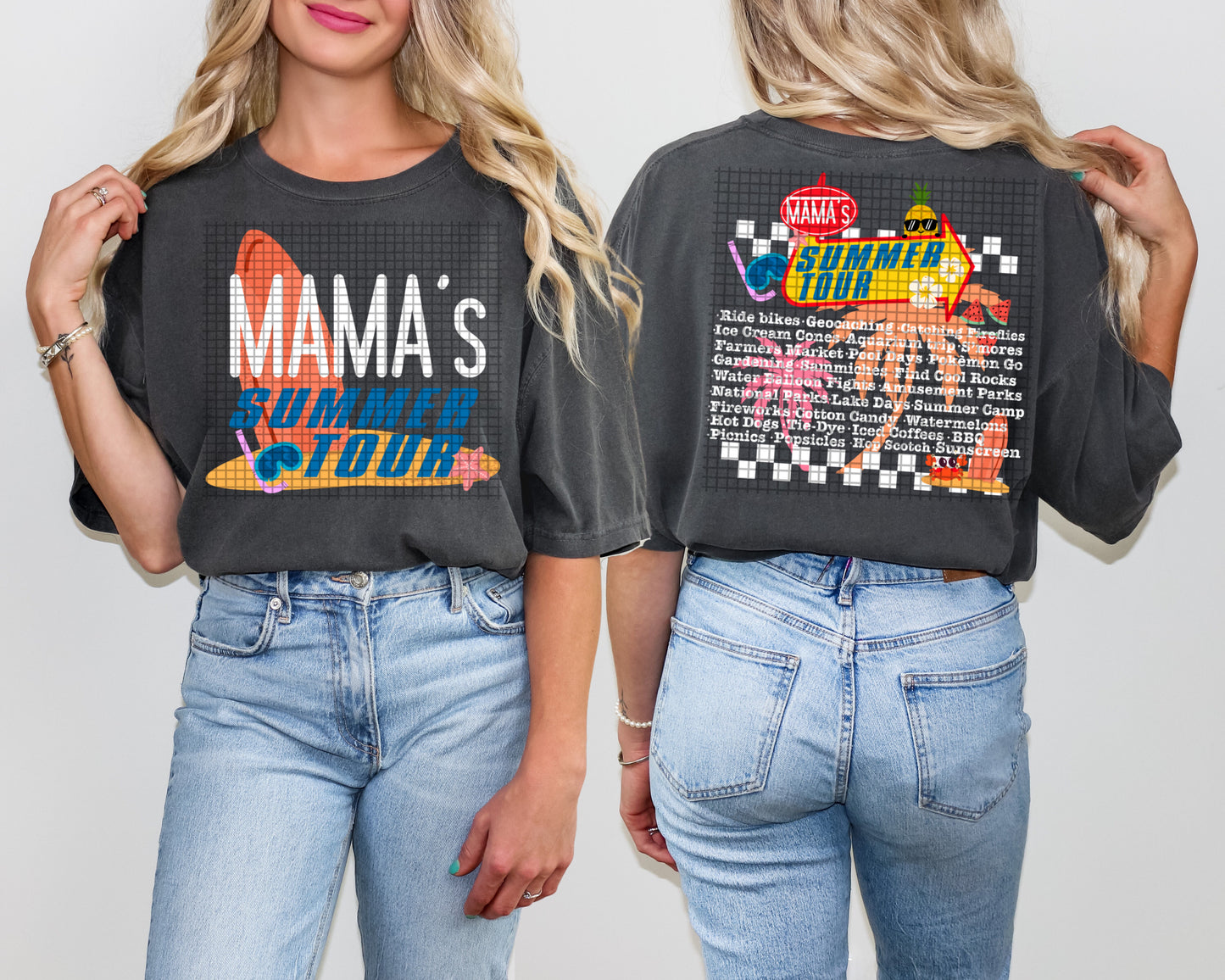 Mamas Summer - white font