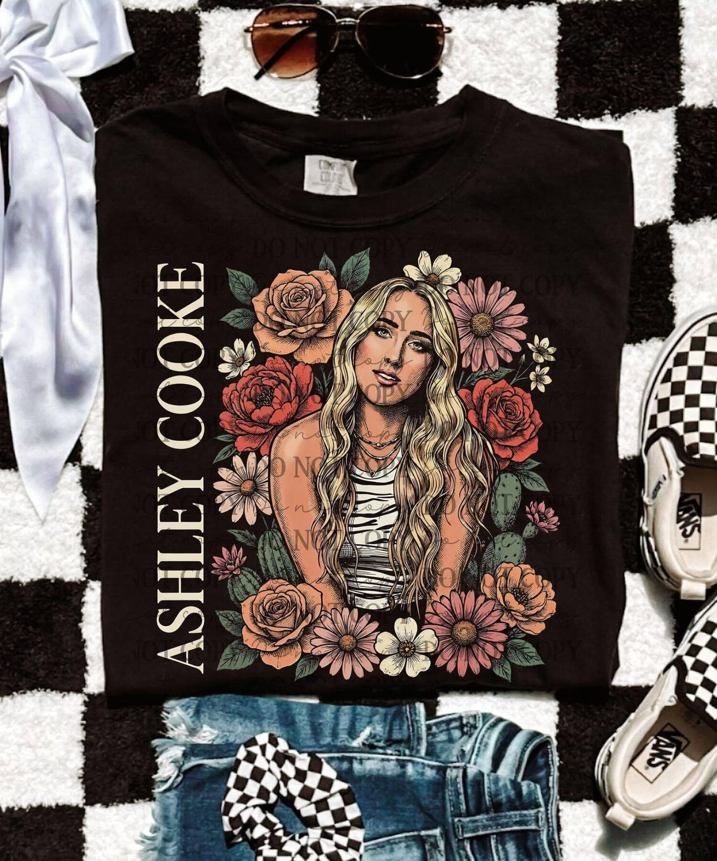 Ashley *Black Tee Only*