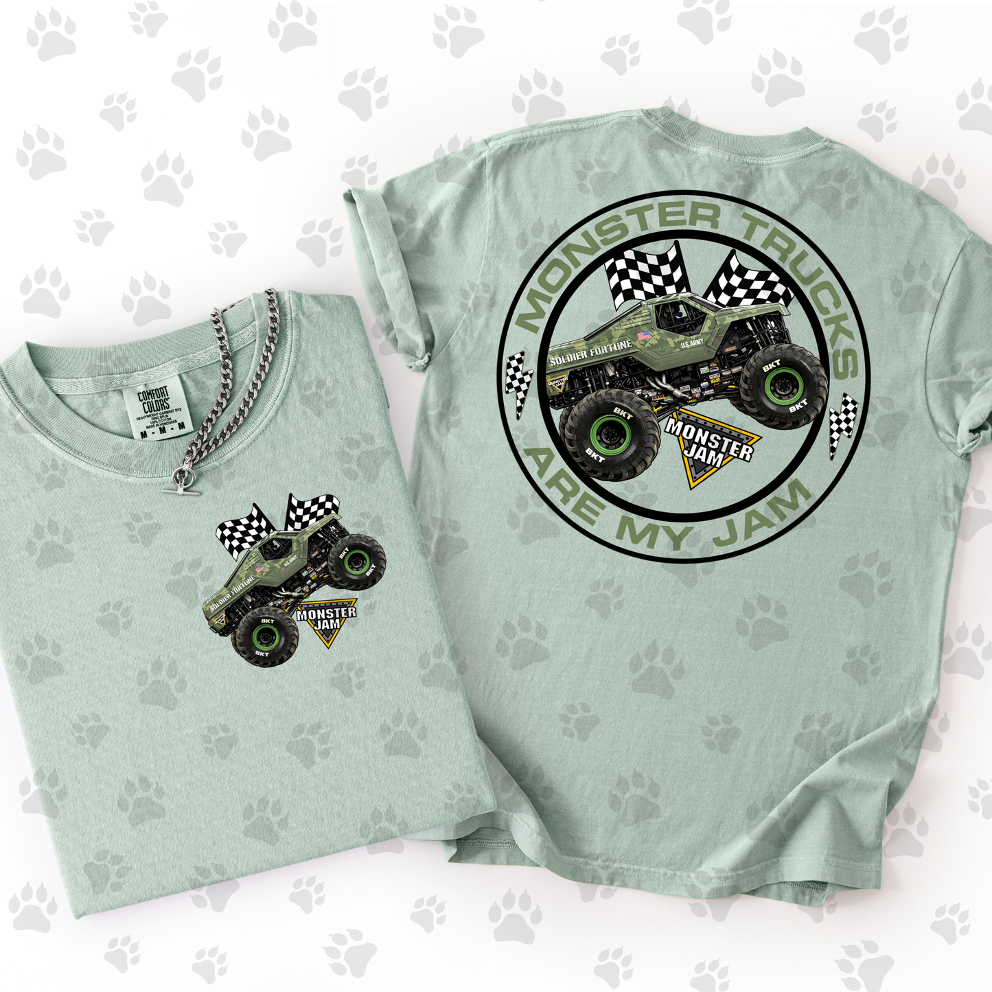 Monster Trucks Are My Jam Soldier Fortune