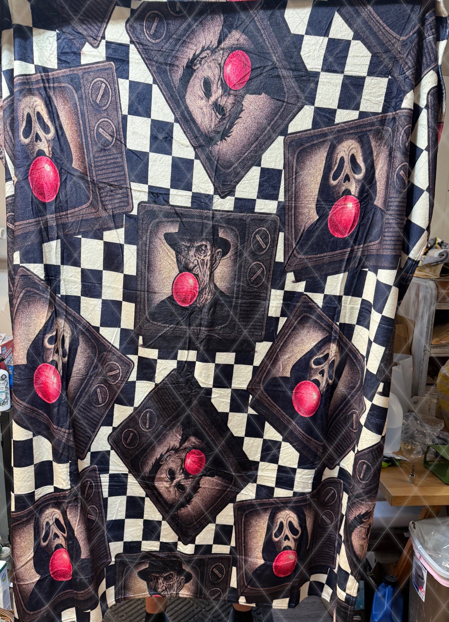 Vintage Halloween Blanket
