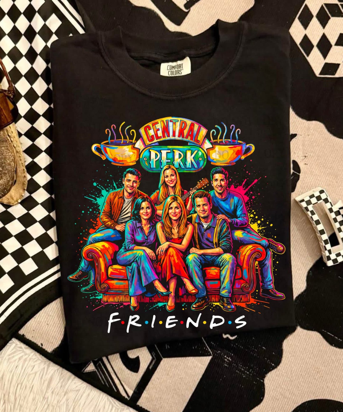 Central Perk Blk Shirt