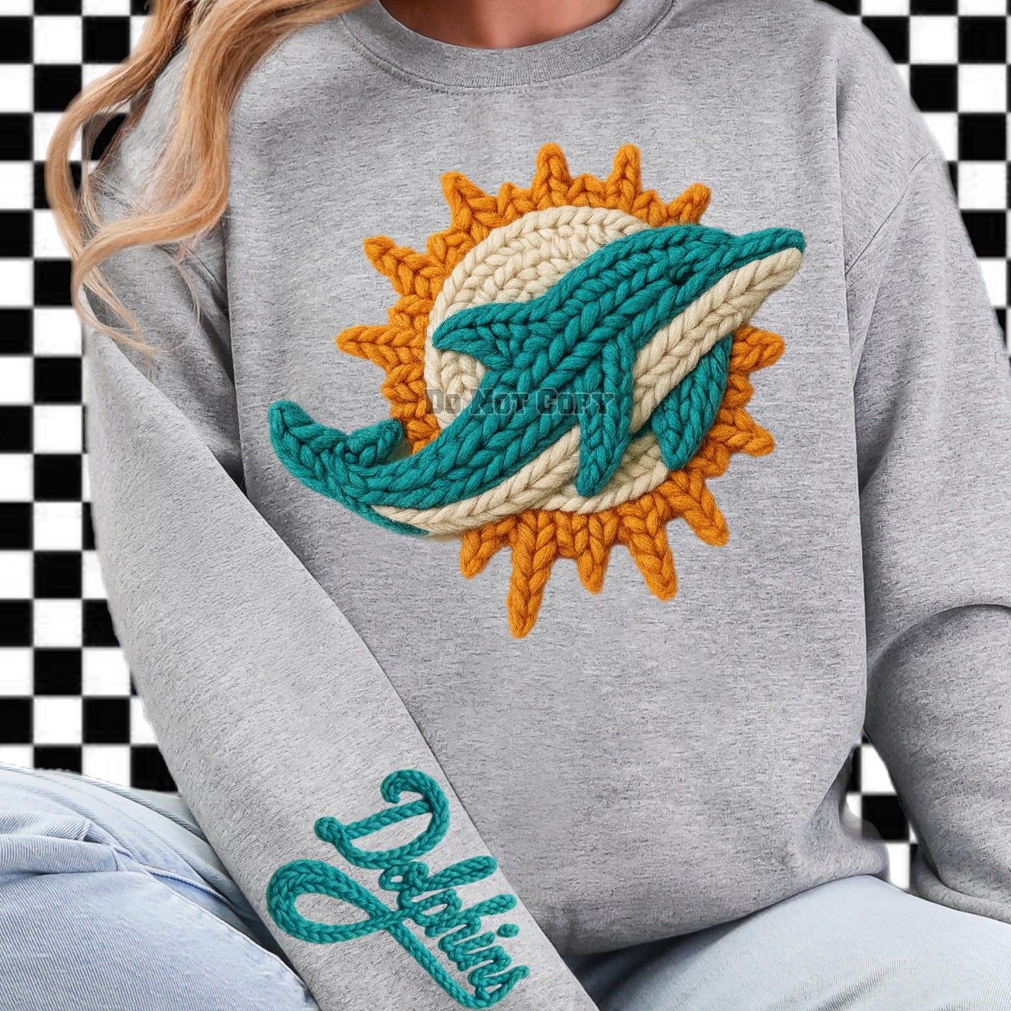 Dolphins Faux Yarn