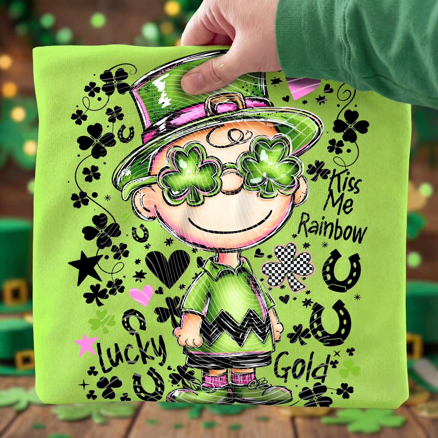 Lucky Clover Cartoon Character
