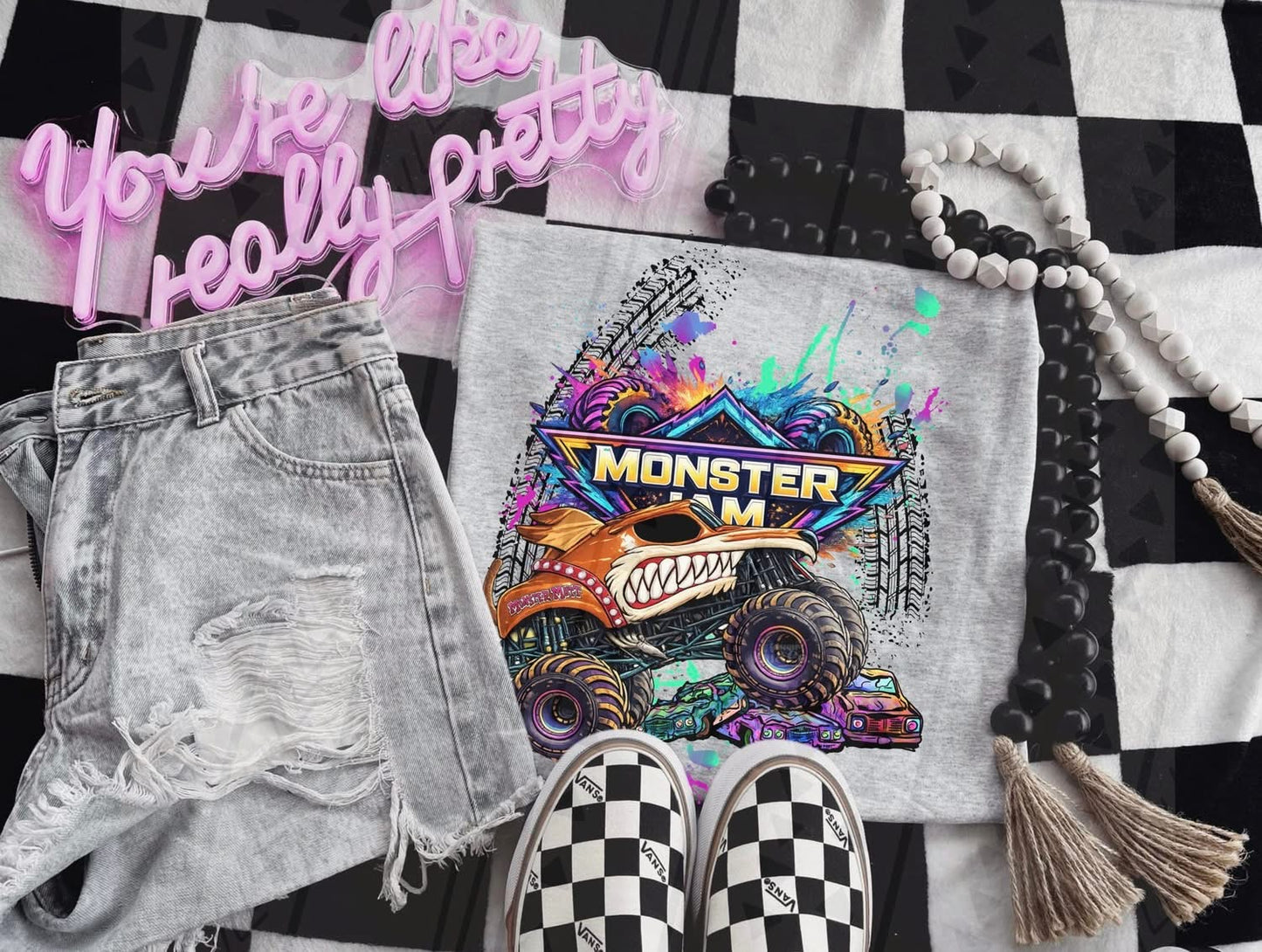 MJ Watercolor Monster Mutt