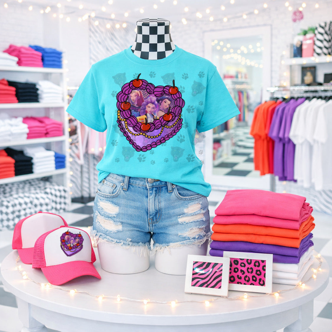 Demon Hunters Heart Cake