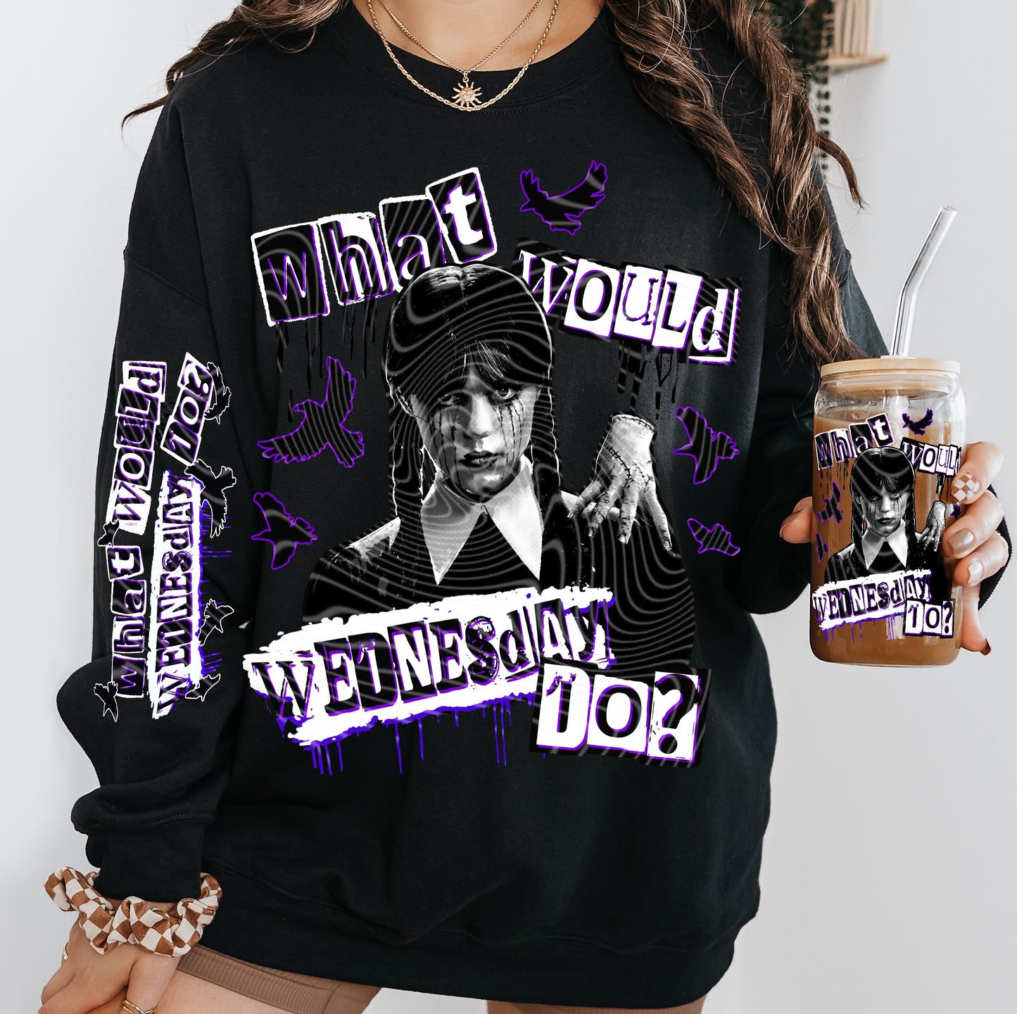 What Would Wednesday Do Purple