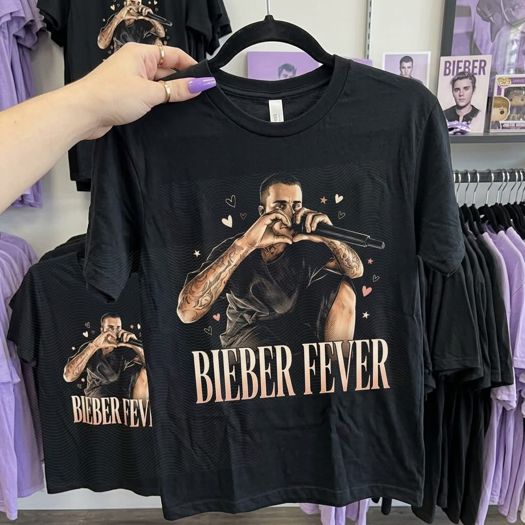 Bieber Fever Blk Tee