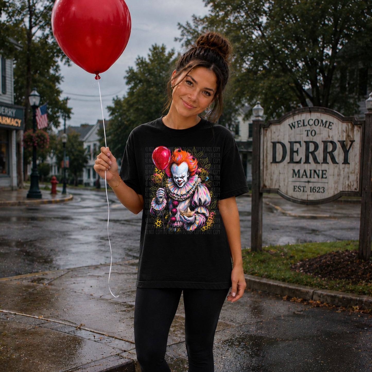 Girly Pennywise Blk Tee