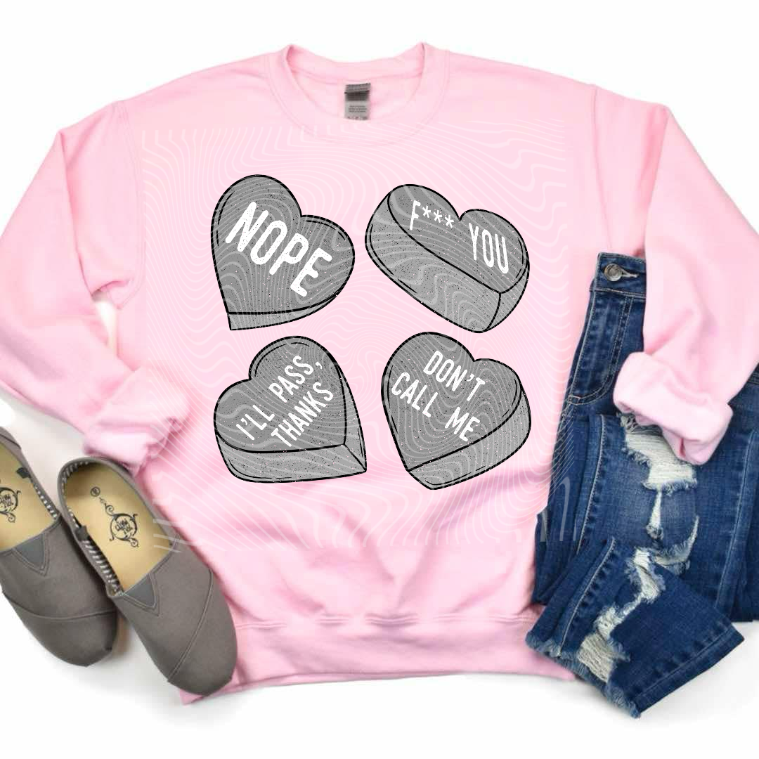 Grey Hearts Messages