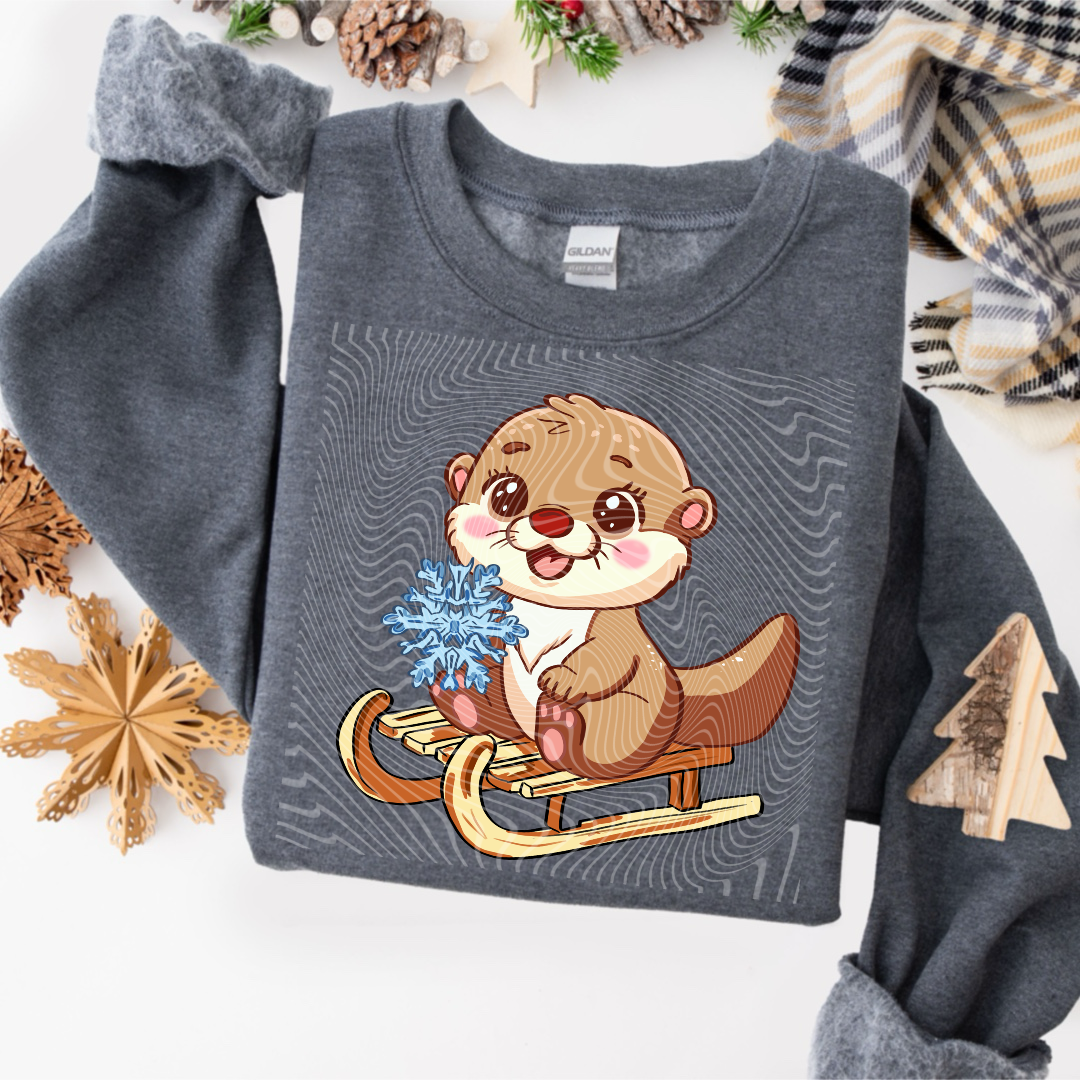 Otter With Snowflake