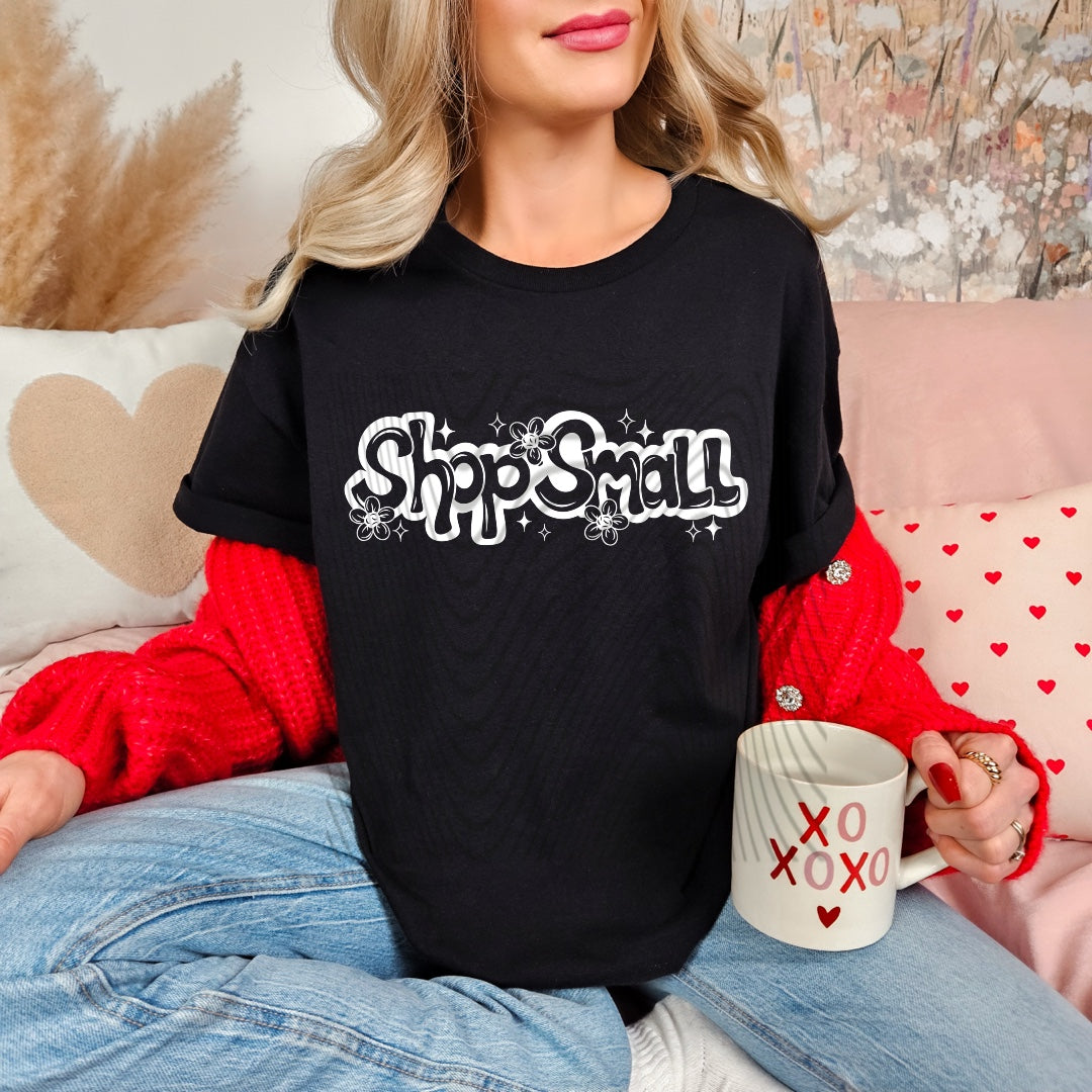 Hand Lettered Shop Small