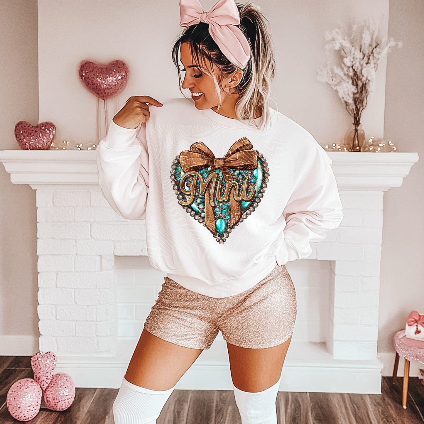 Mini Turquoise Heart