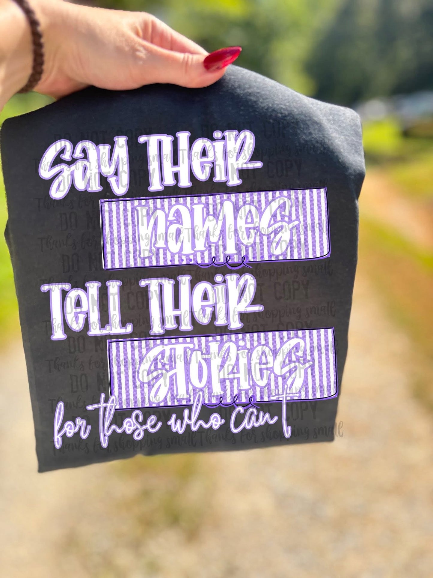 Say Their Names, Tell Their Stories