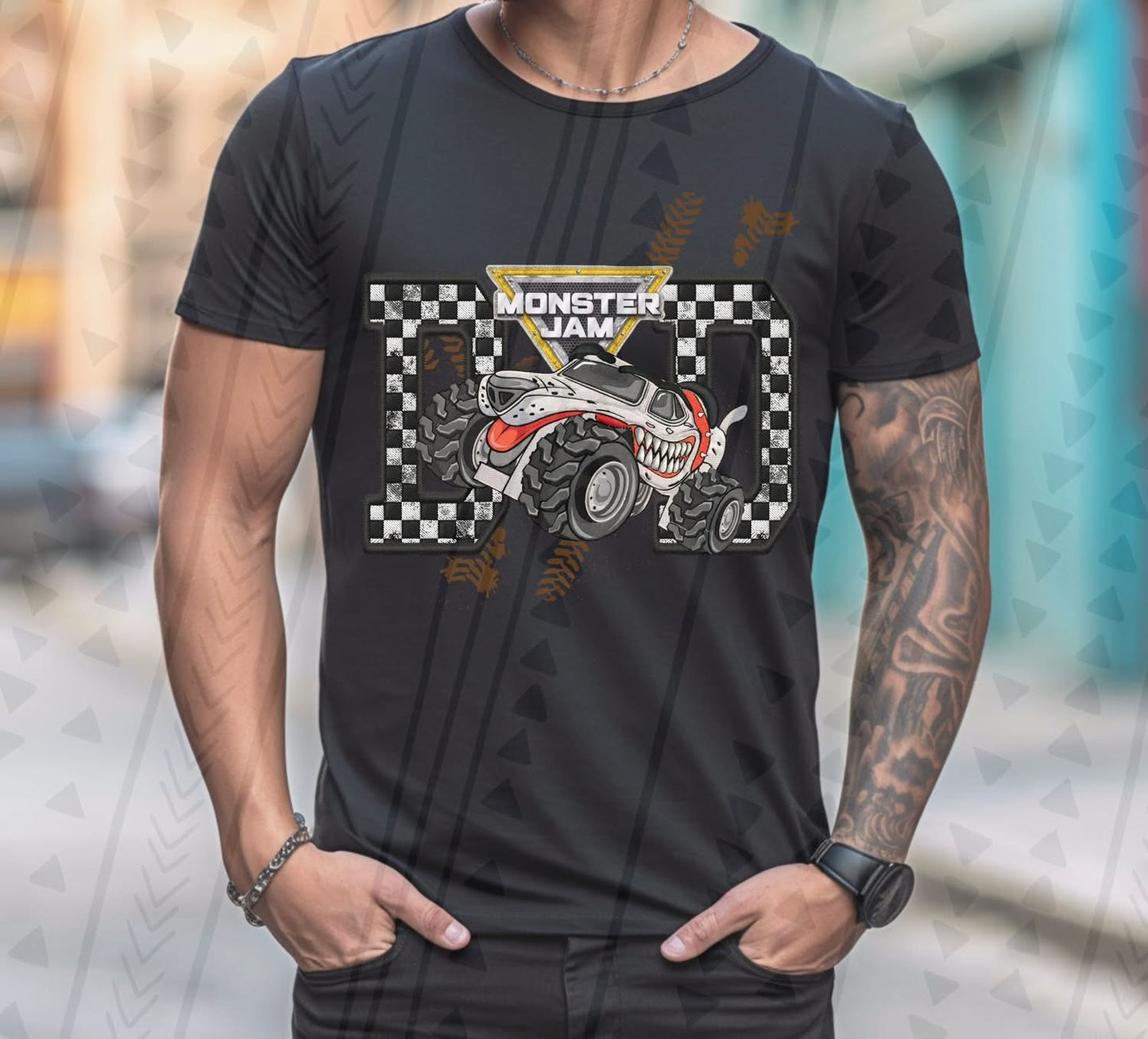 Dad Monster Mutt Dalmatian