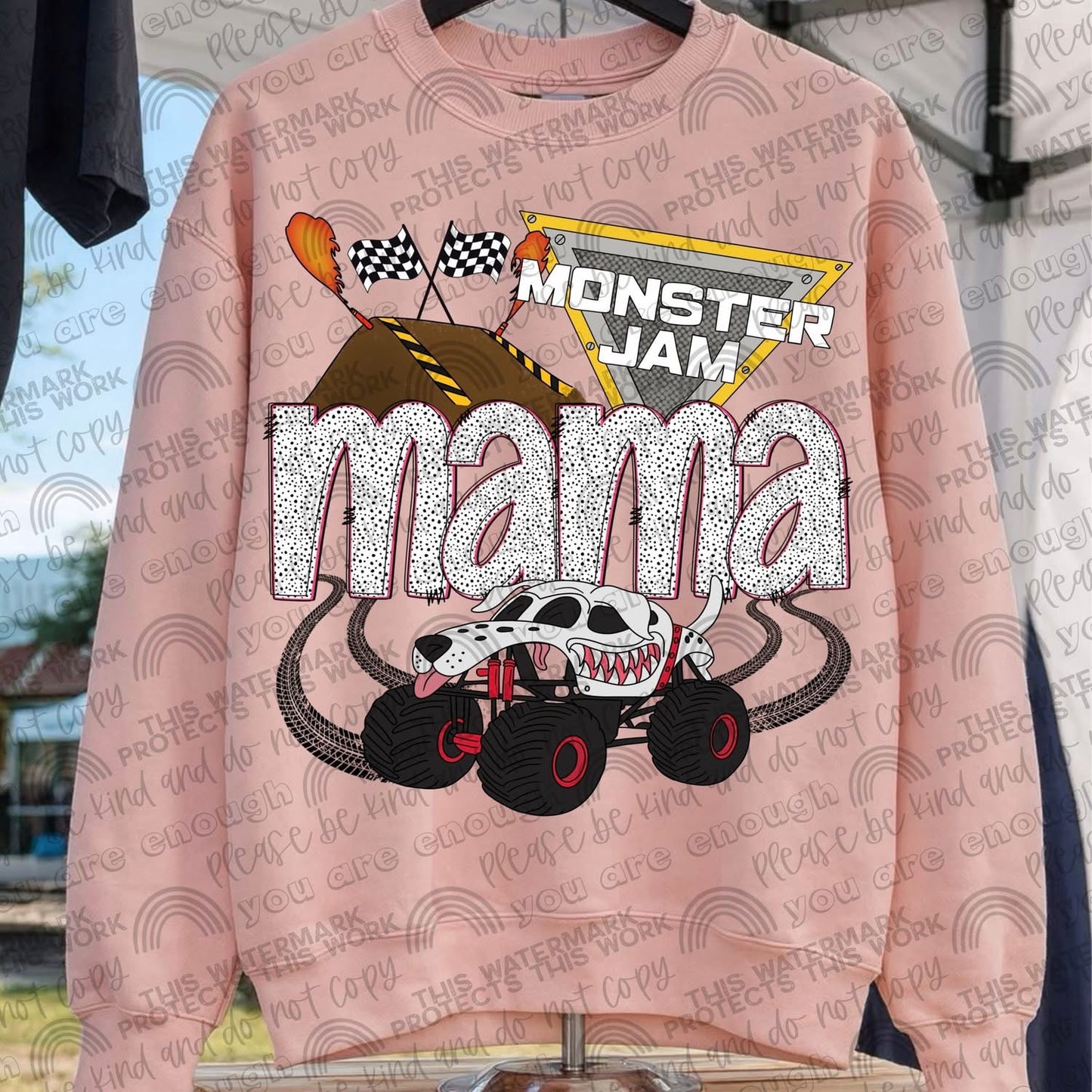 MJ Mama Dalmatian Dog Truck