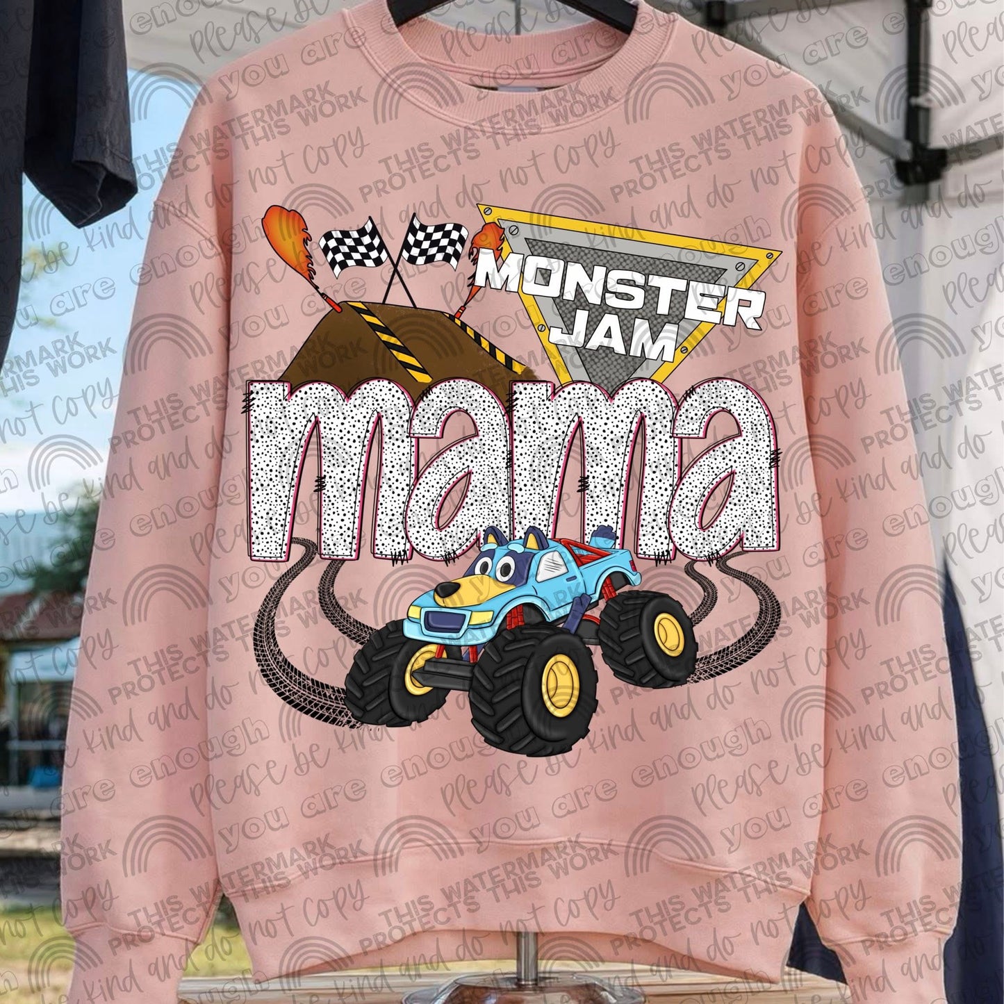 MJ Mama Blue Dog Truck (Copy)