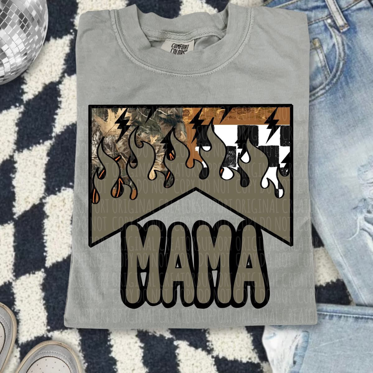 Mama Camo Flame