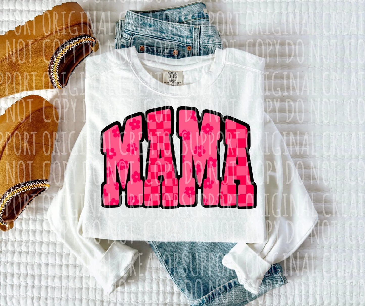 Mama Pink Gingham