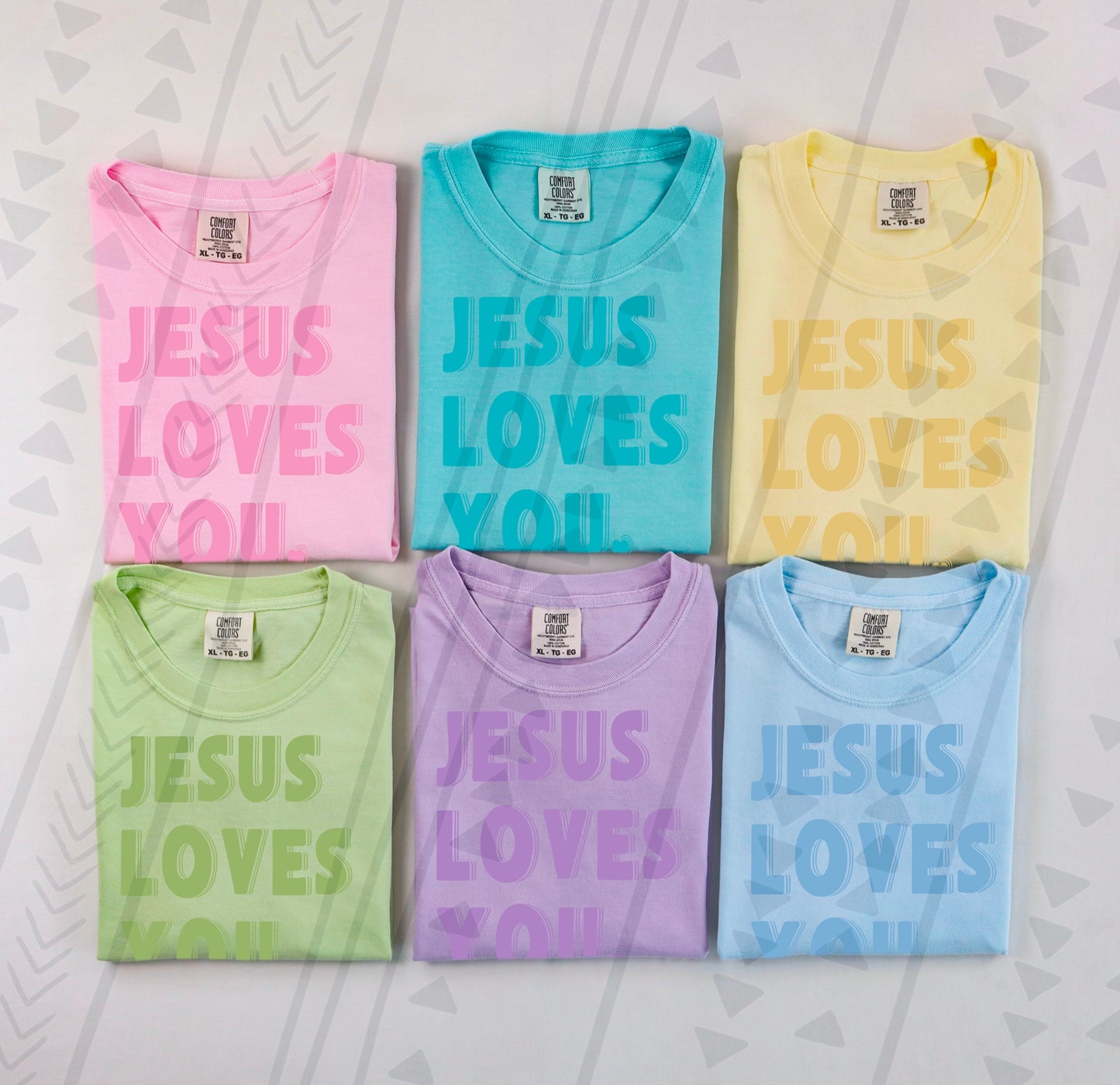 Jesus Loves You - Light Blue