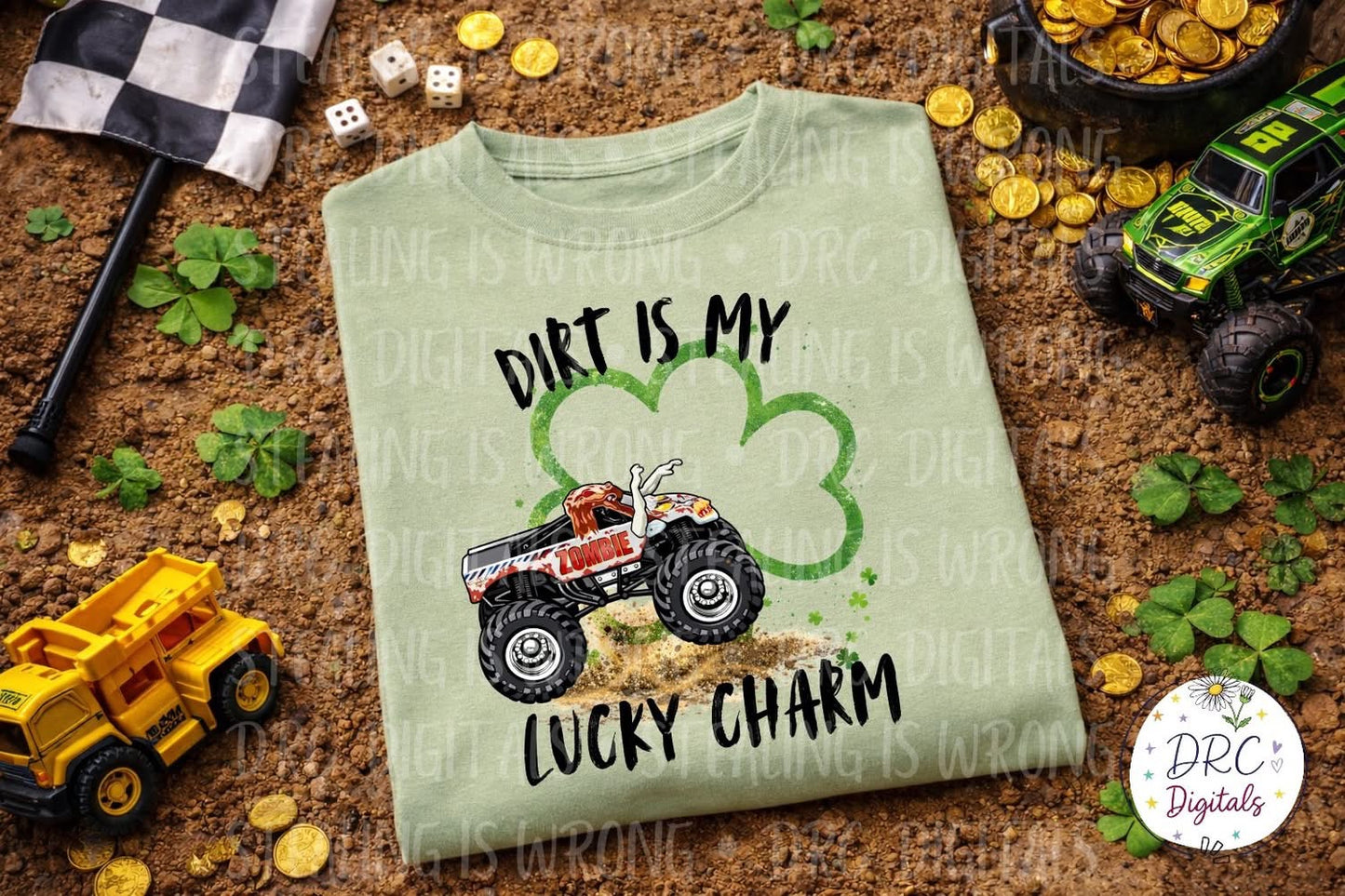 Dirt Is My Lucky Charm Zombie MJ