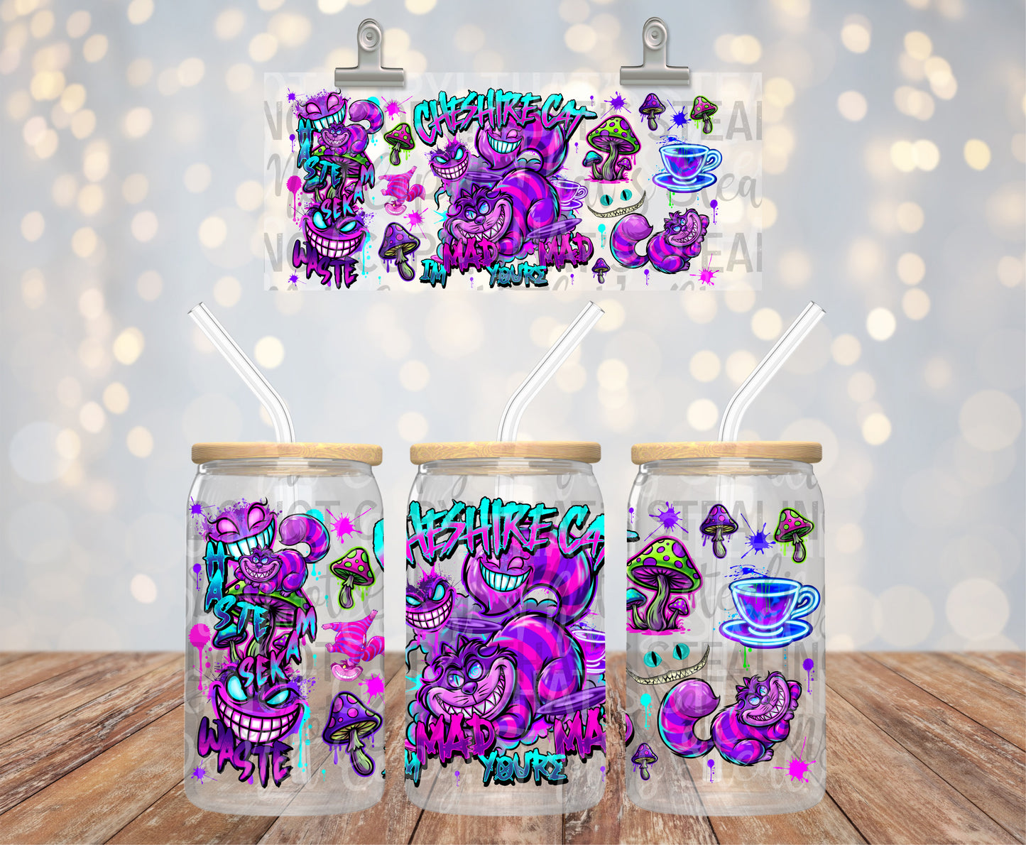 Cheshire Cat Wonderland Mashup UVDTF