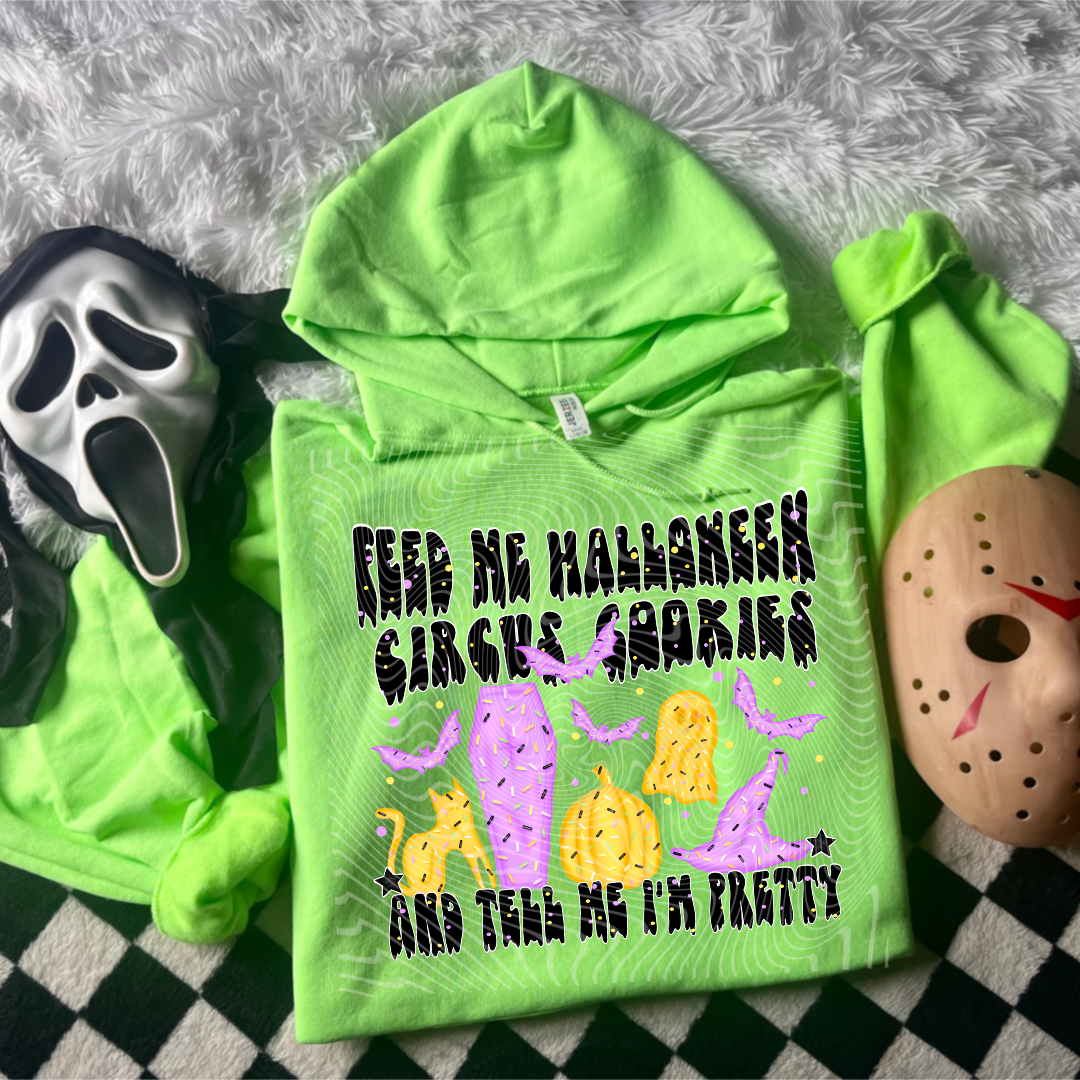 Feed me Halloween circus cookie and tell me I’m pretty